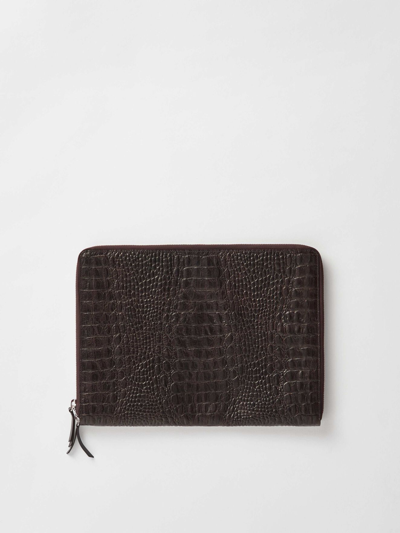 Eloi C Document Holder in Dark Brown from Tiger of Sweden Eloi C Document Holder in Dark Brown from Tiger of Sweden