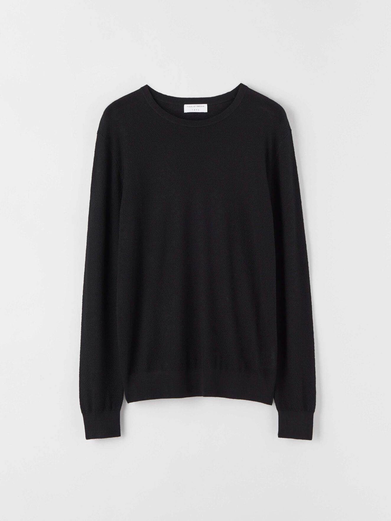 Nichols P Pullover in Black from Tiger of Sweden Nichols P Pullover in Black from Tiger of Sweden