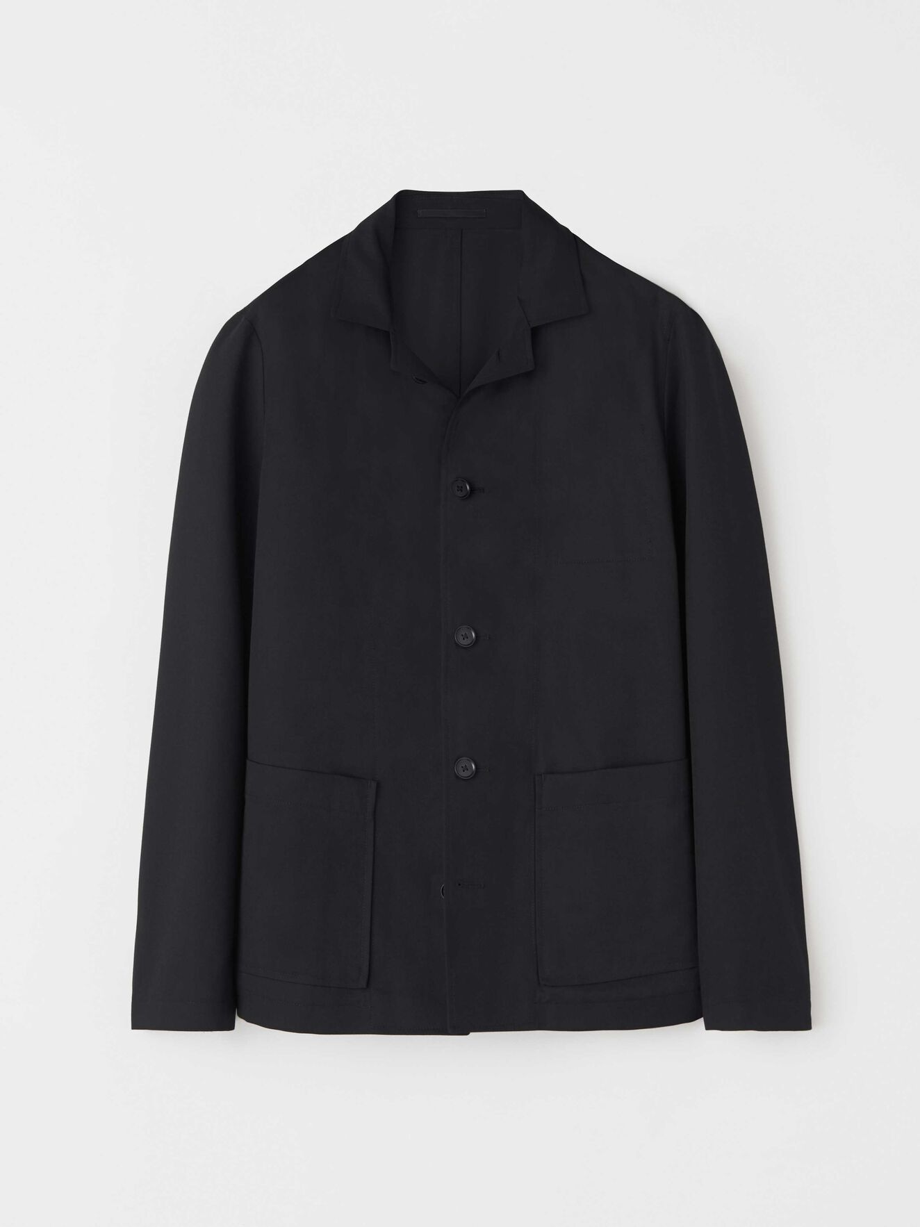 Jimmie Shirt Blazer in Black from Tiger of Sweden Jimmie Shirt Blazer in Black from Tiger of Sweden