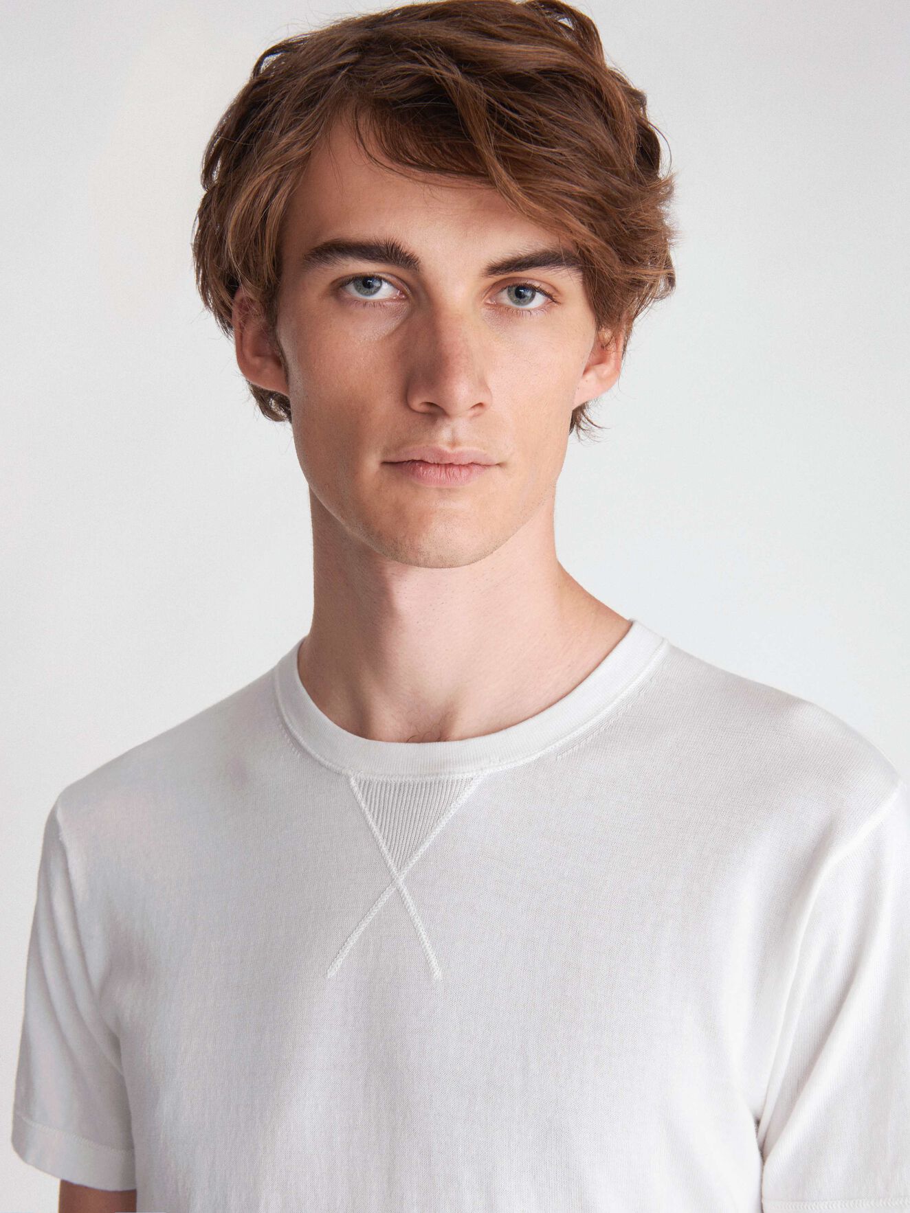 Noland Pullover in Pure white from Tiger of Sweden Noland Pullover in Pure white from Tiger of Sweden