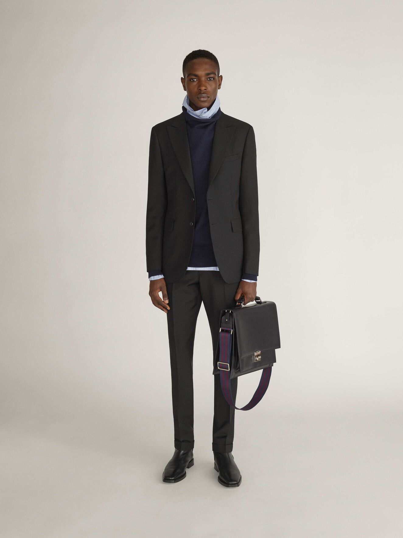Wedge Briefcase in Black from Tiger of Sweden Wedge Briefcase in Black from Tiger of Sweden