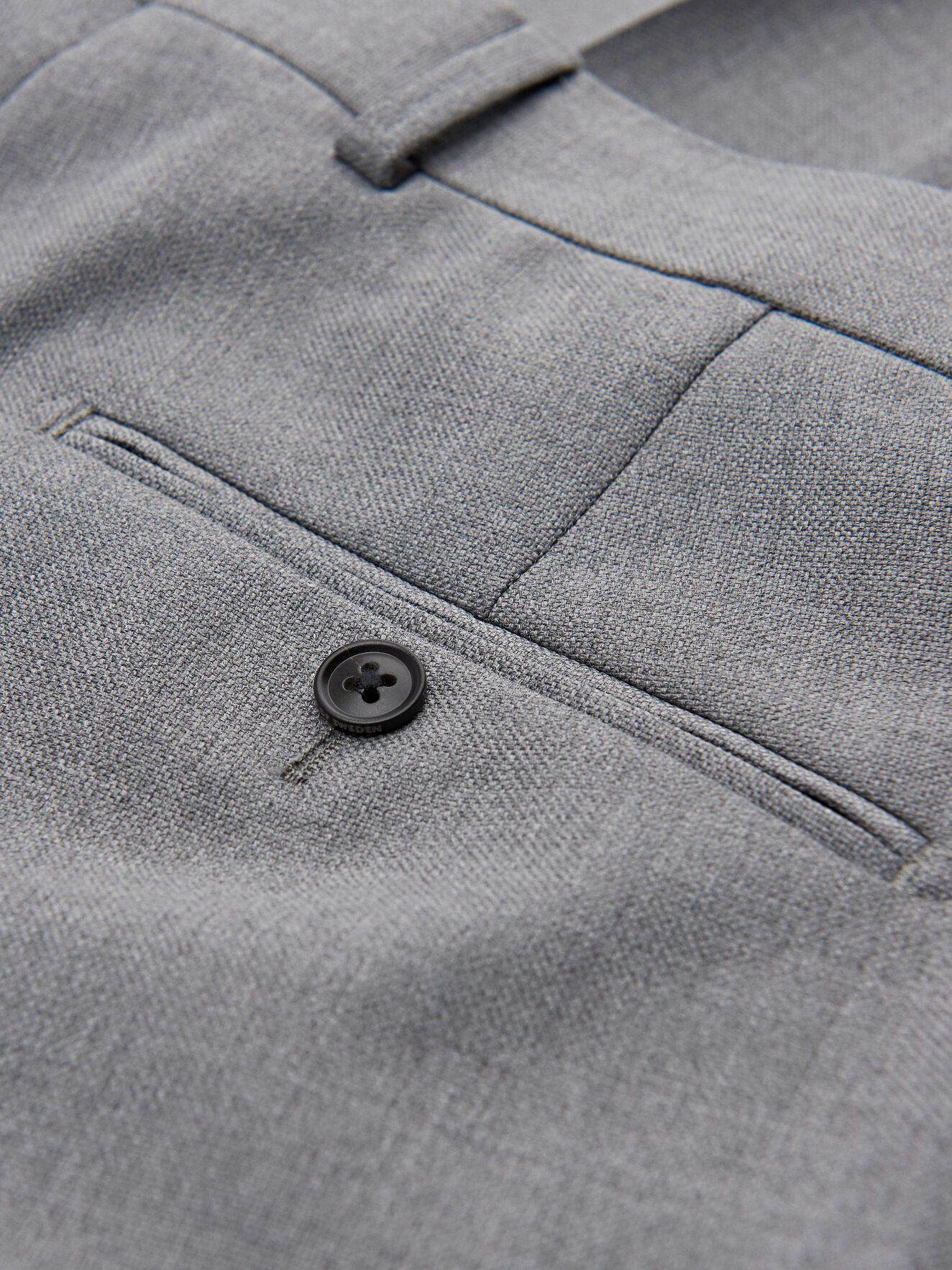 Tordon Trousers in Light grey melange from Tiger of Sweden Tordon Trousers in Light grey melange from Tiger of Sweden