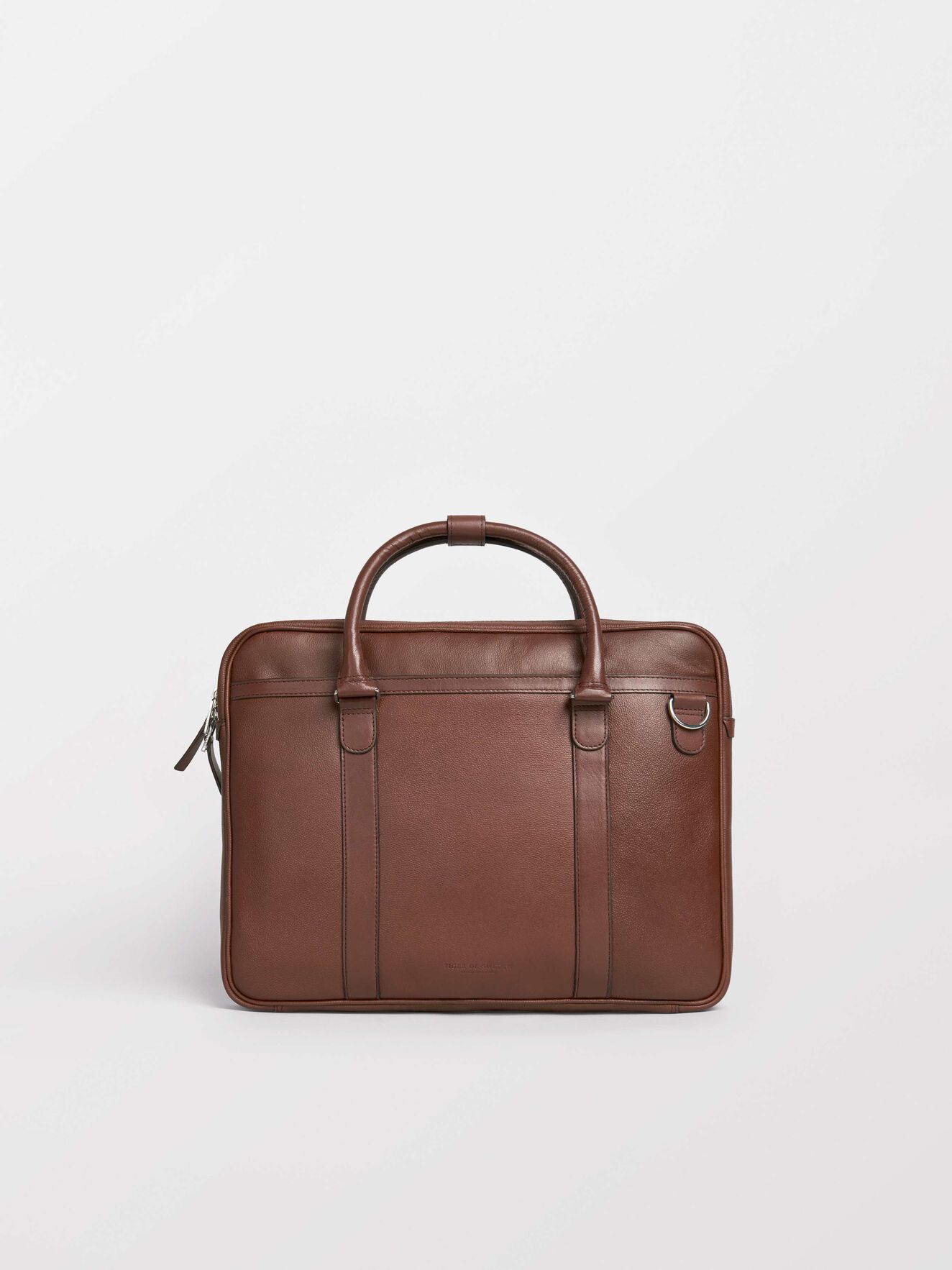 Marquet Briefcase in Medium Brown from Tiger of Sweden Marquet Briefcase in Medium Brown from Tiger of Sweden