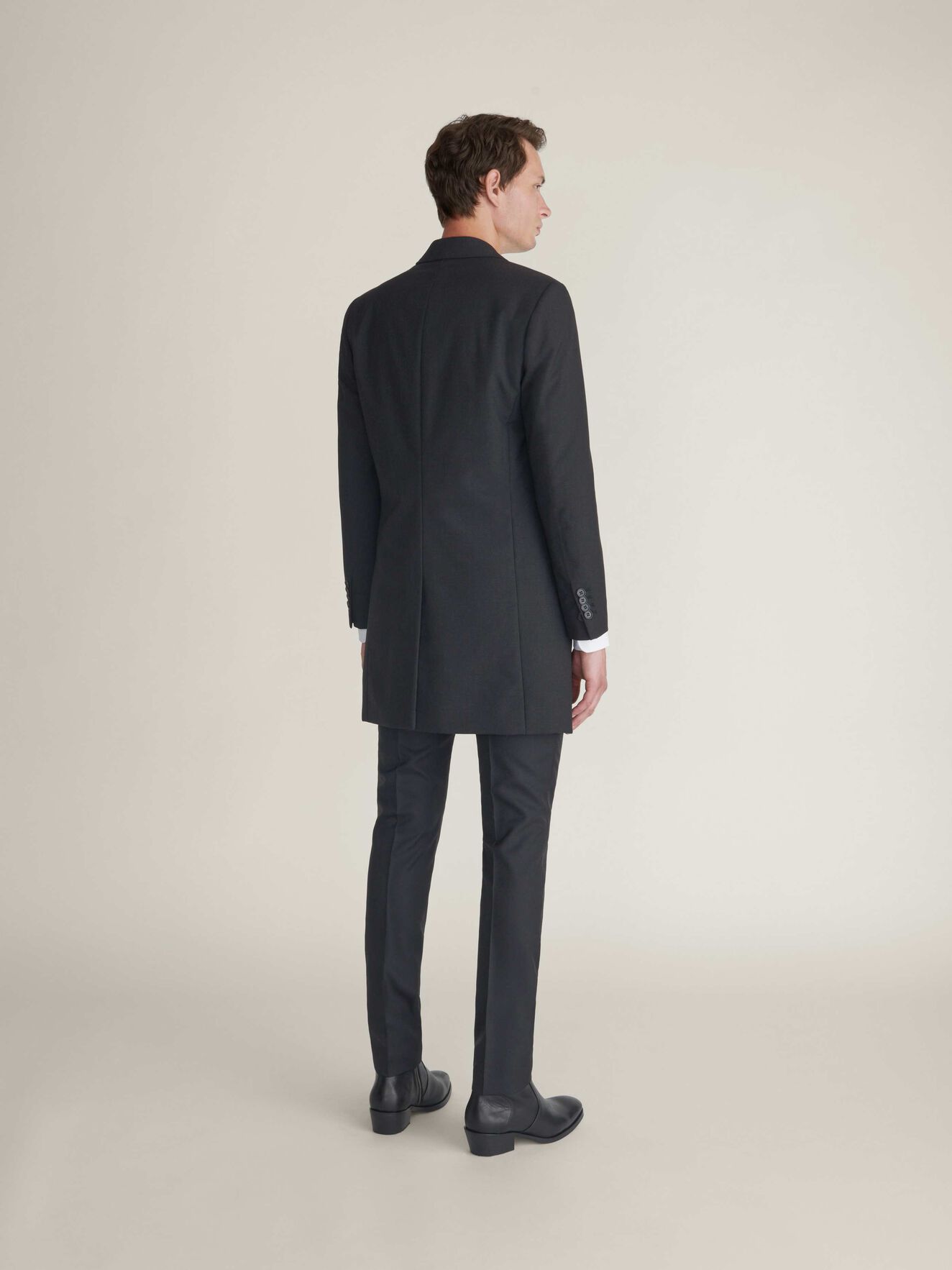 Cempey Coat in Dark grey Mel from Tiger of Sweden Cempey Coat in Dark grey Mel from Tiger of Sweden