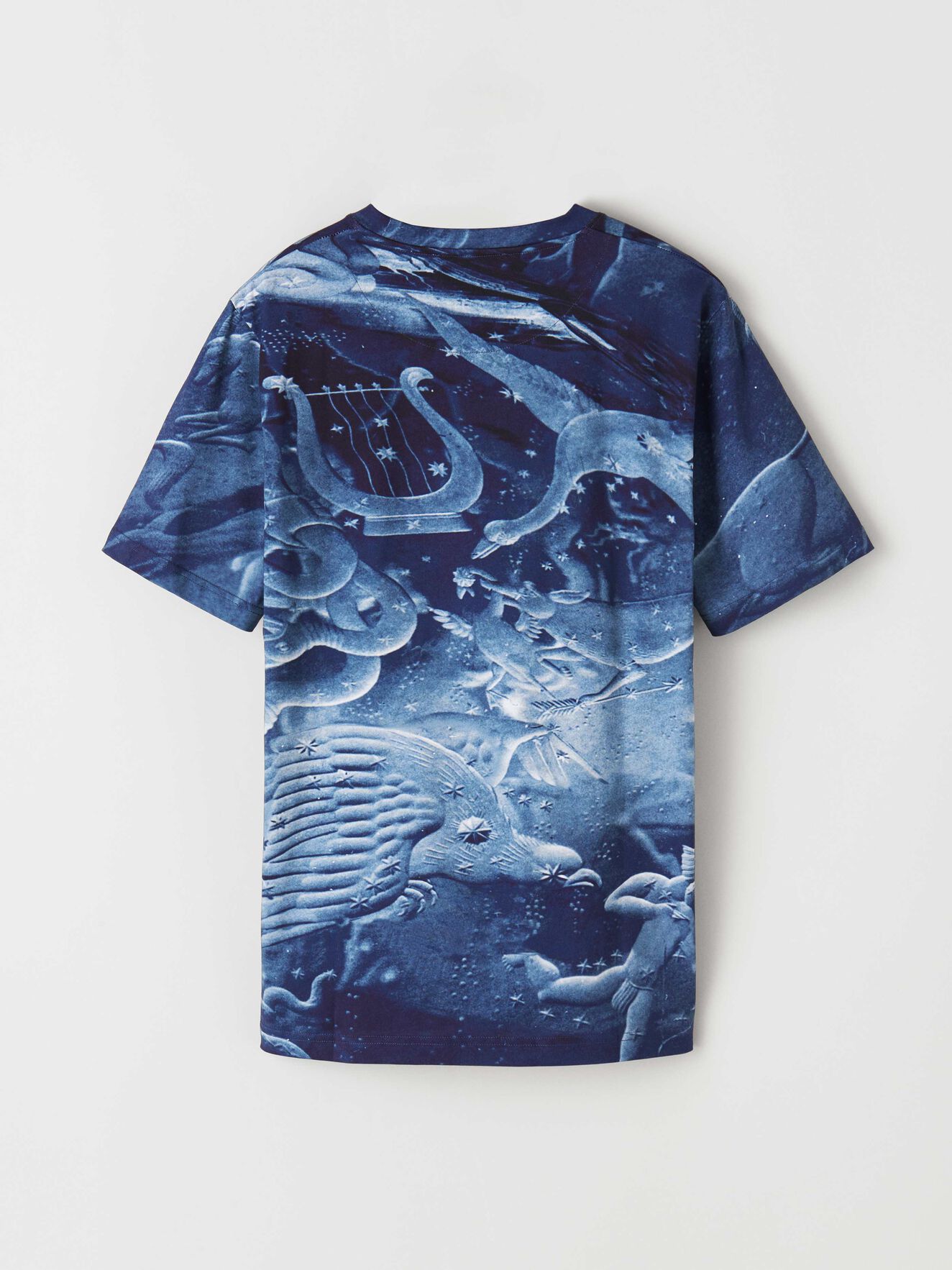 Darian Aop T-Shirt in Dull Blue from Tiger of Sweden Darian Aop T-Shirt in Dull Blue from Tiger of Sweden