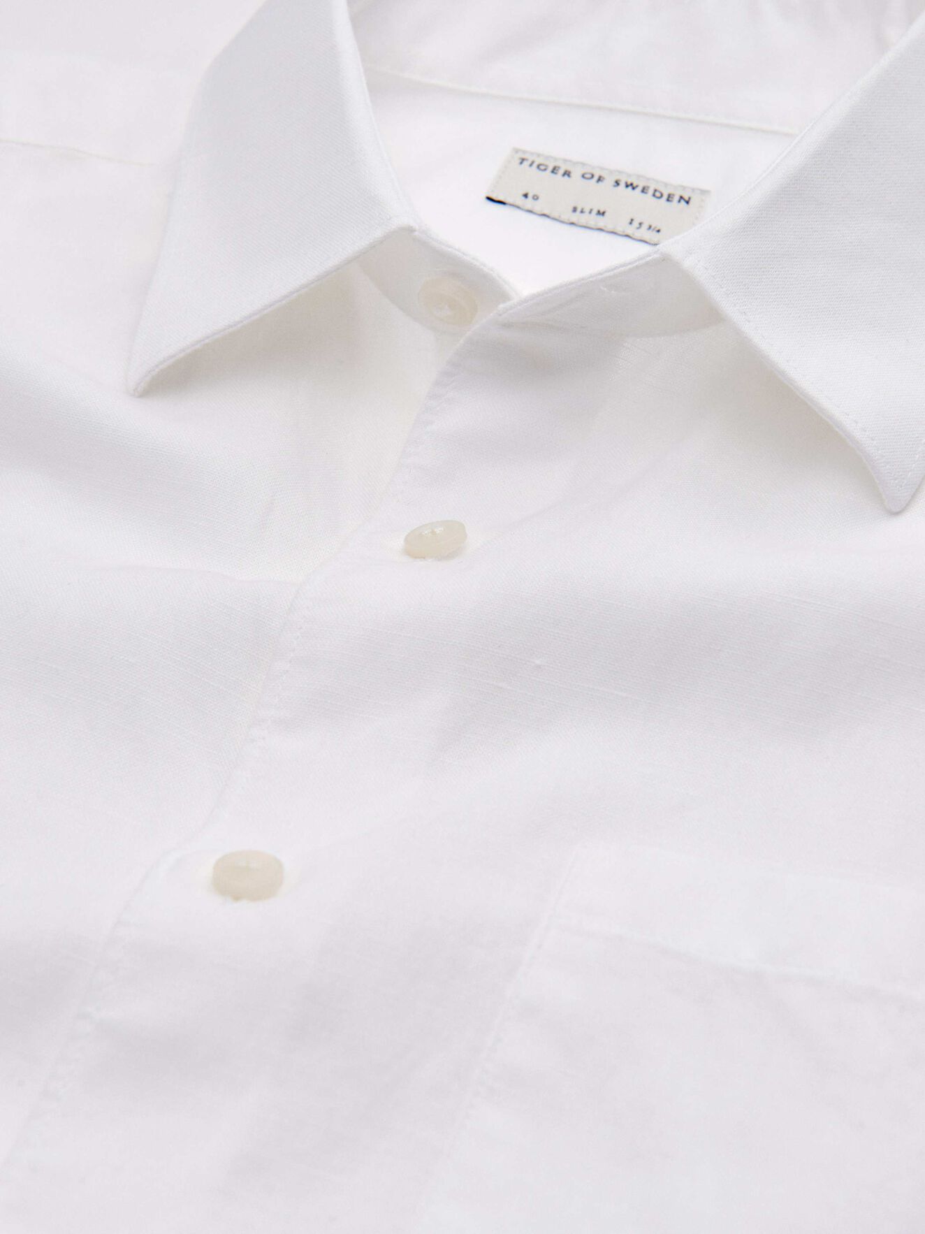Fonzo Shirt in Pure white from Tiger of Sweden Fonzo Shirt in Pure white from Tiger of Sweden