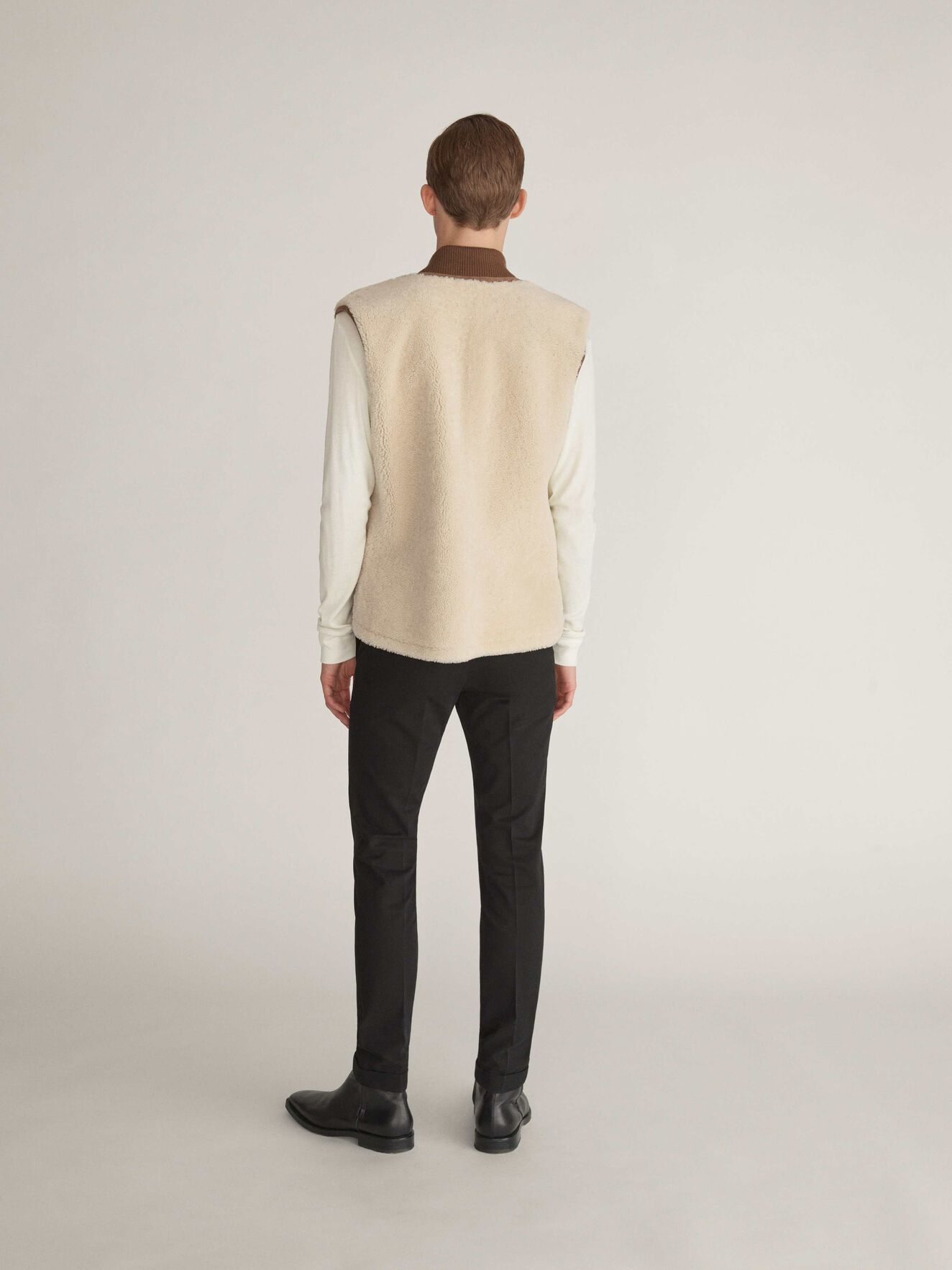 Lamir Vest in Dark Honey from Tiger of Sweden Lamir Vest in Dark Honey from Tiger of Sweden