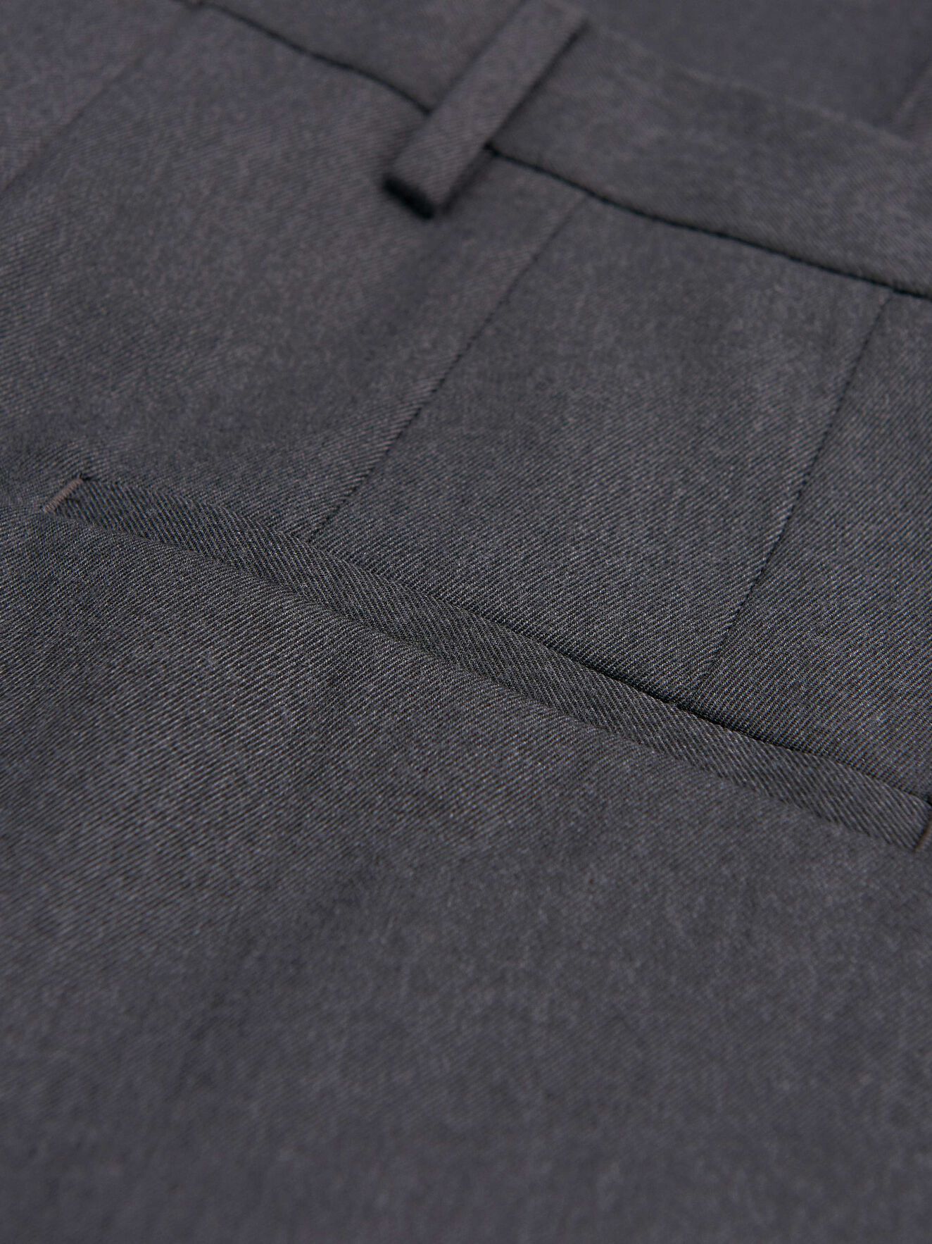 Cone Trousers in Dark grey Mel from Tiger of Sweden Cone Trousers in Dark grey Mel from Tiger of Sweden