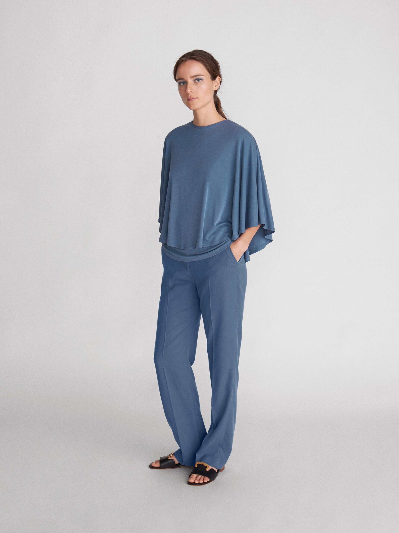 Thilia M Top in Soft blue from Tiger of Sweden Thilia M Top in Soft blue from Tiger of Sweden