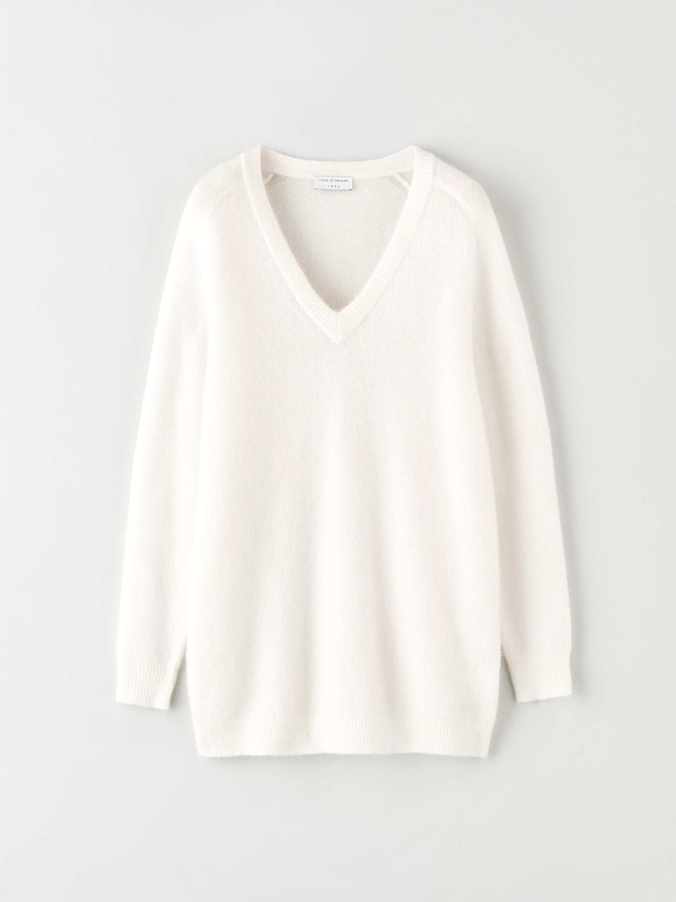 Moonflower Pullover in Pure white from Tiger of Sweden Moonflower Pullover in Pure white from Tiger of Sweden