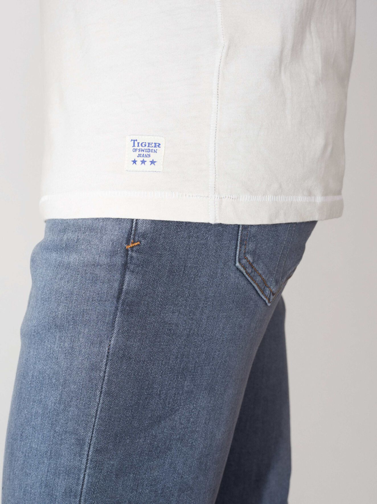 West T-Shirt in Birch Bark from Tiger of Sweden West T-Shirt in Birch Bark from Tiger of Sweden