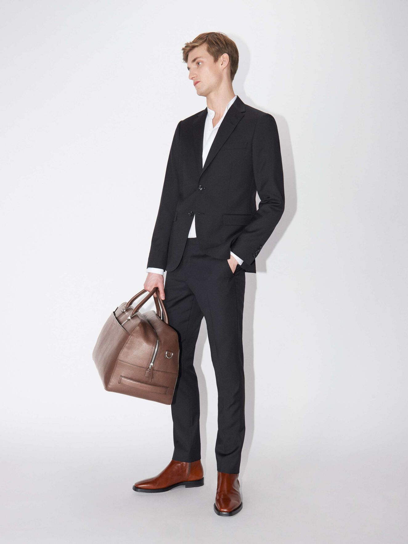 Brome Weekend Bag in Cognac from Tiger of Sweden Brome Weekend Bag in Cognac from Tiger of Sweden