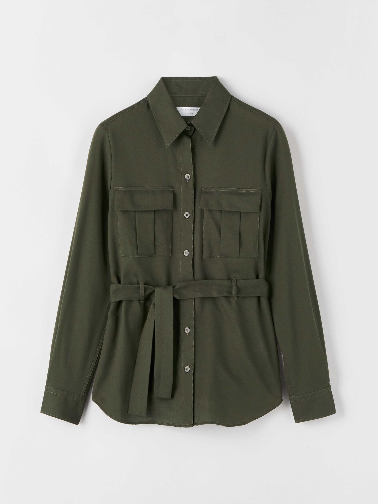 Trollis Shirt in Forest from Tiger of Sweden Trollis Shirt in Forest from Tiger of Sweden