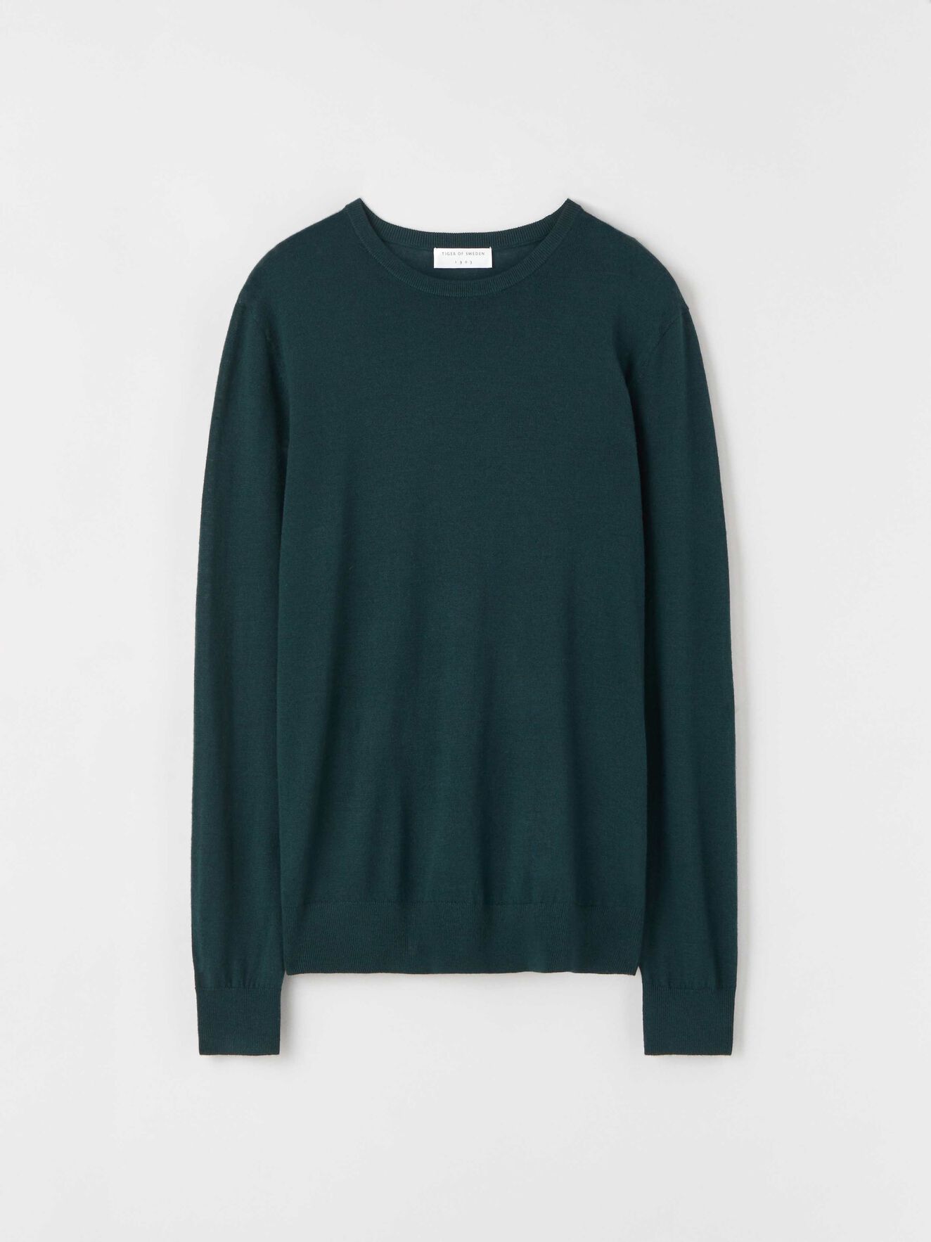 Nichols Pullover in Midnight Green from Tiger of Sweden Nichols Pullover in Midnight Green from Tiger of Sweden