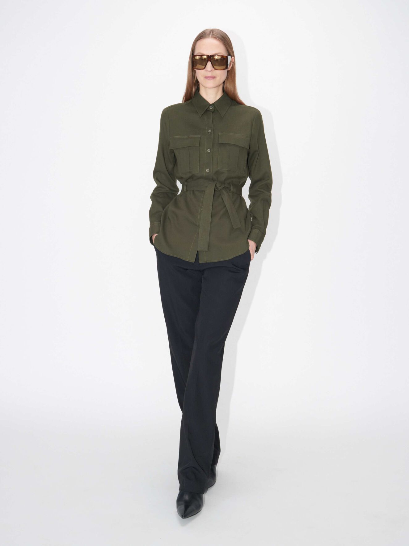 Trollis Shirt in Forest from Tiger of Sweden Trollis Shirt in Forest from Tiger of Sweden