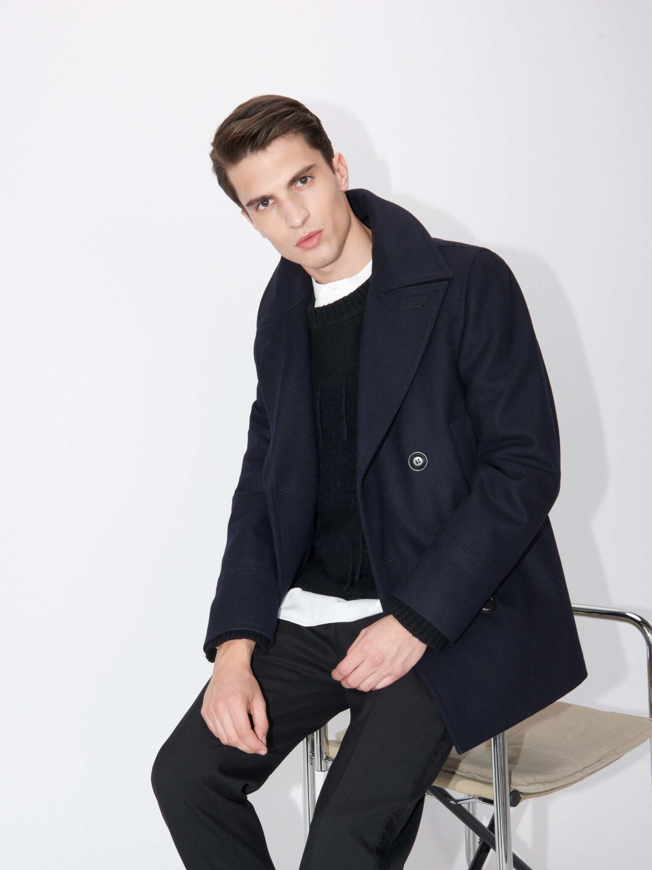 Thiel Coat in Light Ink from Tiger of Sweden Thiel Coat in Light Ink from Tiger of Sweden