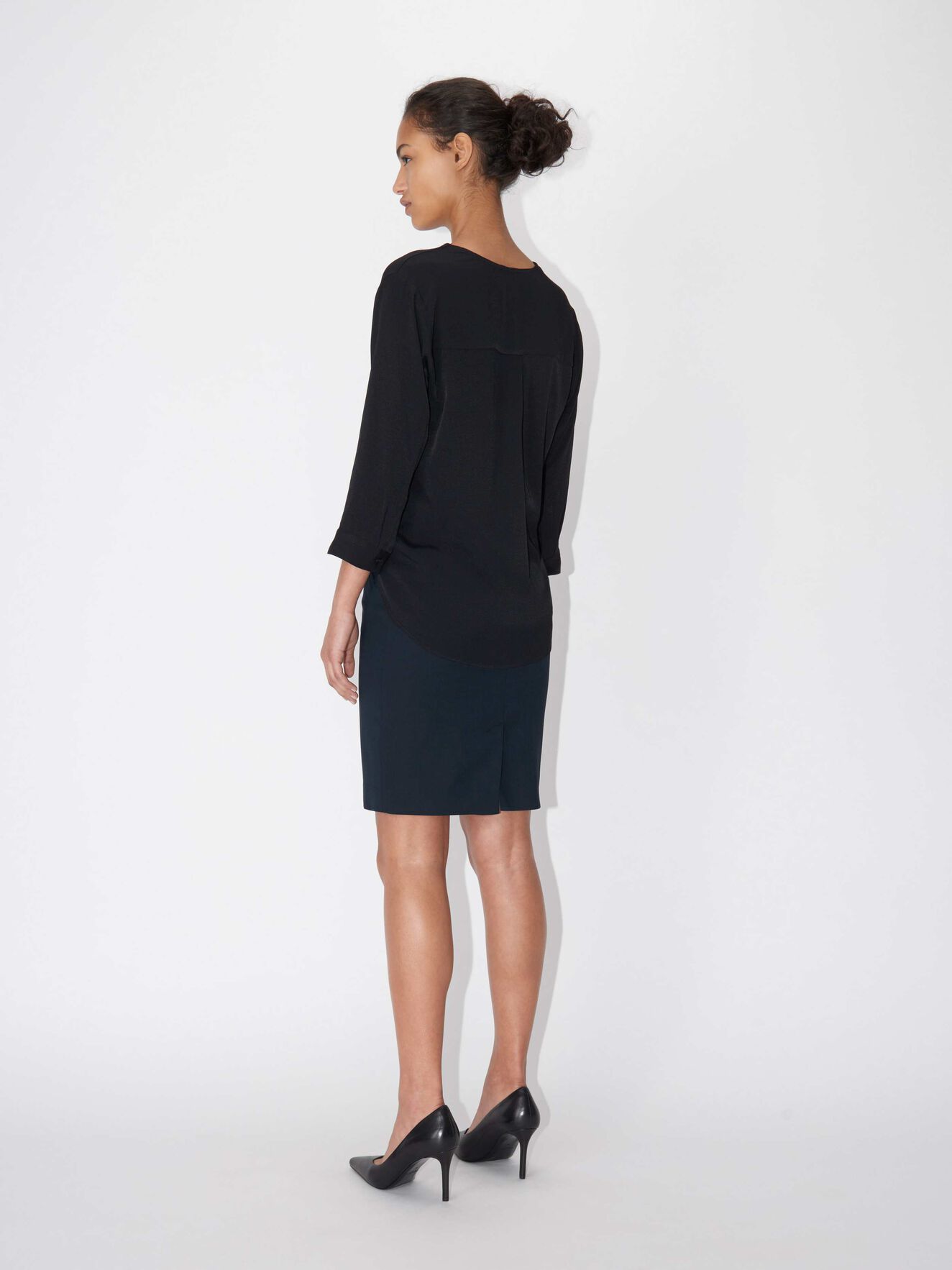 Erene Skirt in Peacoat Blue from Tiger of Sweden Erene Skirt in Peacoat Blue from Tiger of Sweden