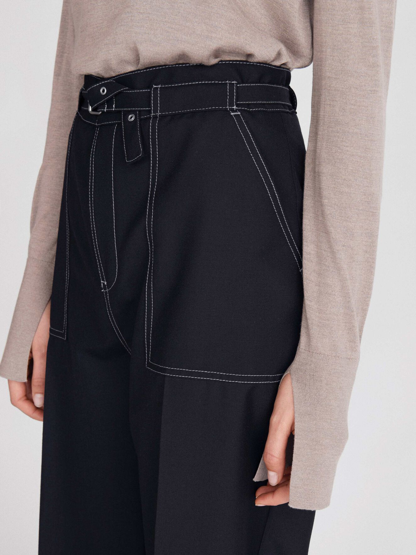 Tikkie Trousers in Black from Tiger of Sweden Tikkie Trousers in Black from Tiger of Sweden