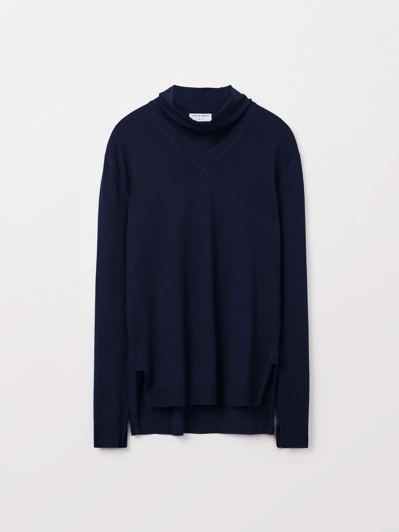 Nohan Pullover in Light Ink from Tiger of Sweden Nohan Pullover in Light Ink from Tiger of Sweden