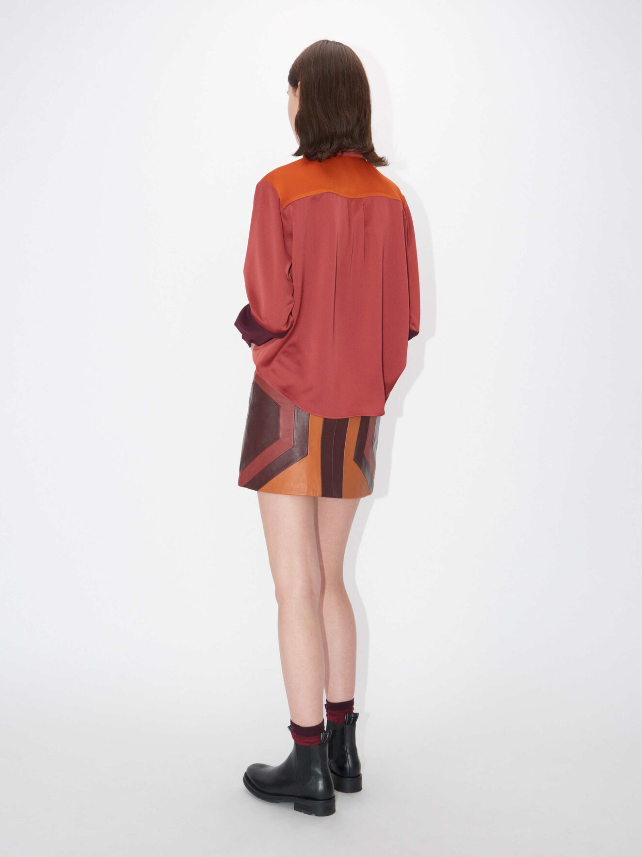 Sofi Shirt in Wine from Tiger of Sweden Sofi Shirt in Wine from Tiger of Sweden