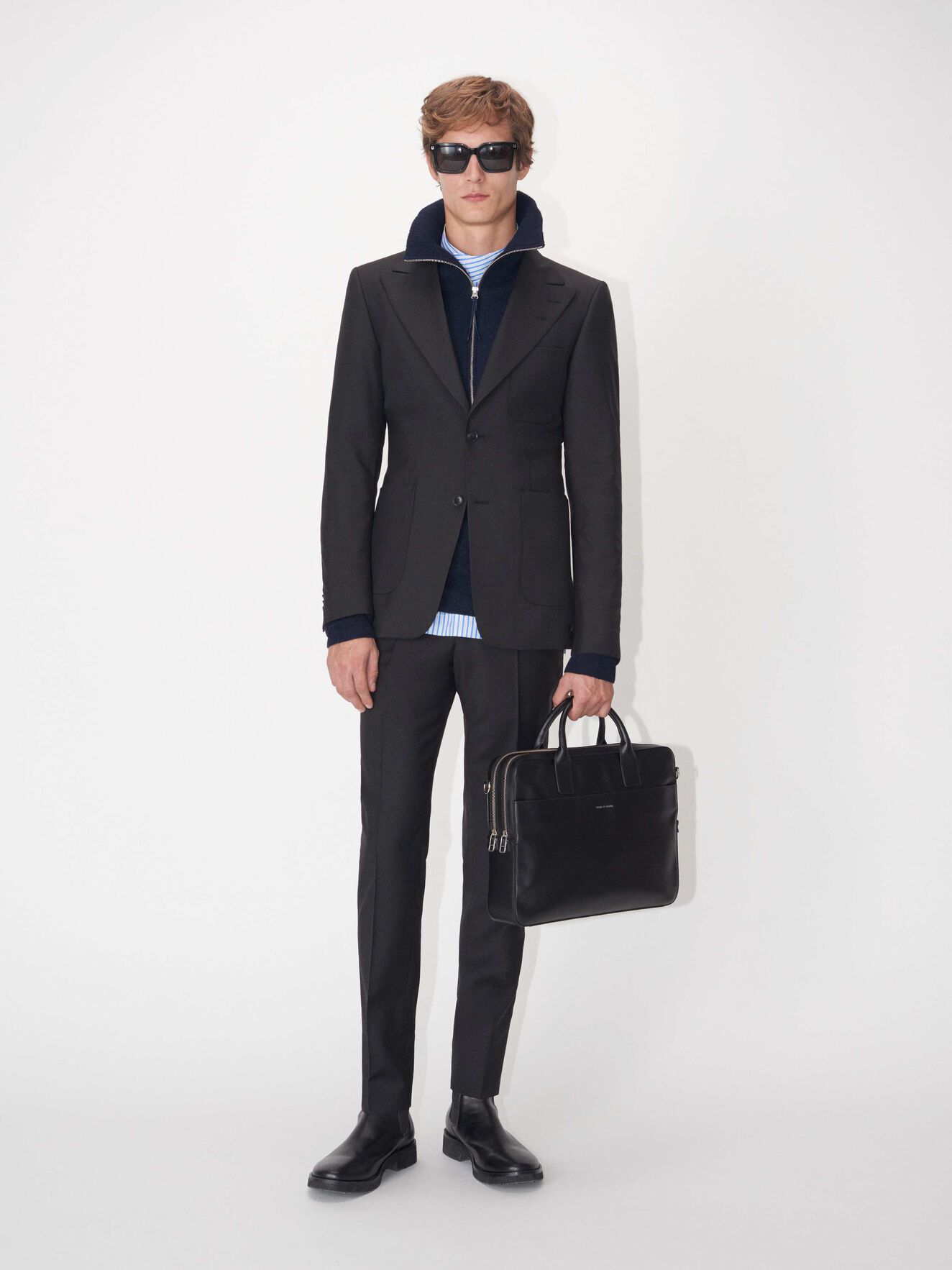 Blumen Computer Bag in Black from Tiger of Sweden Blumen Computer Bag in Black from Tiger of Sweden