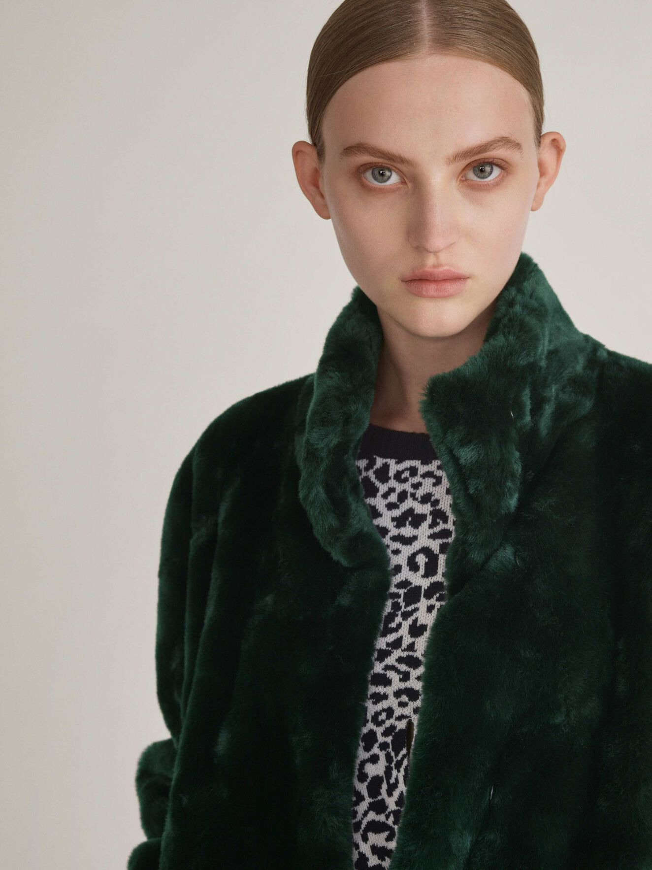 Minimal Coat in Scarab Green from Tiger of Sweden Minimal Coat in Scarab Green from Tiger of Sweden