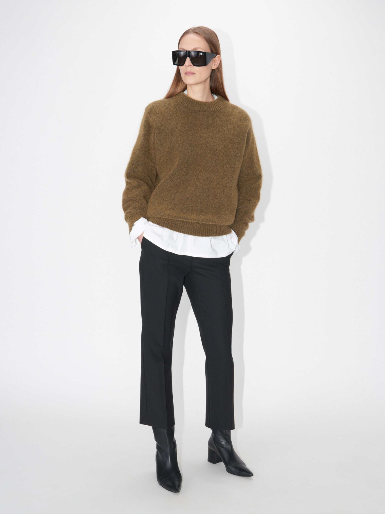Gwynn Pullover in Nut from Tiger of Sweden Gwynn Pullover in Nut from Tiger of Sweden