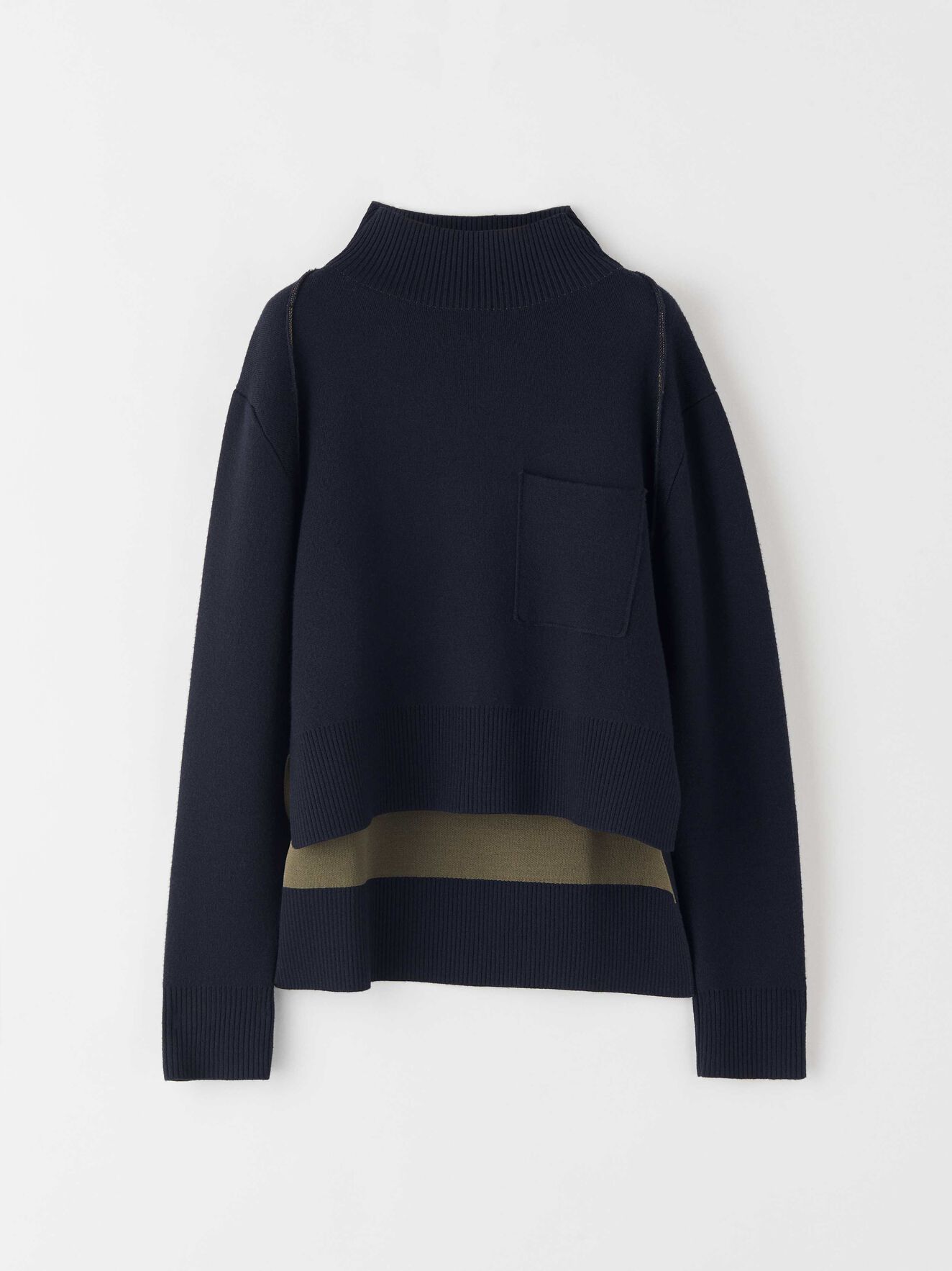 Barolo Pullover in Light Ink from Tiger of Sweden Barolo Pullover in Light Ink from Tiger of Sweden