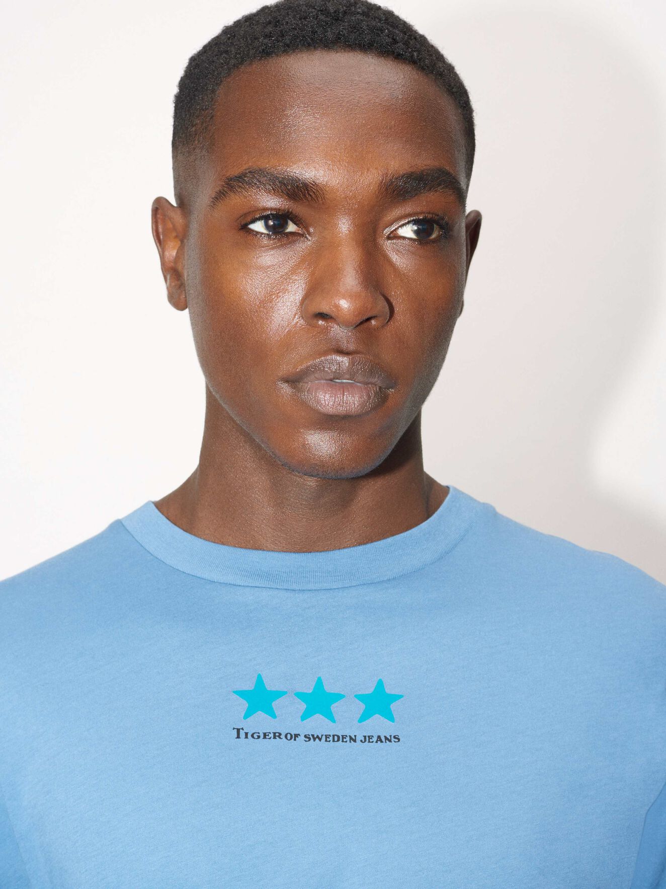 Fleek Star T-Shirt in Blue from Tiger of Sweden Fleek Star T-Shirt in Blue from Tiger of Sweden