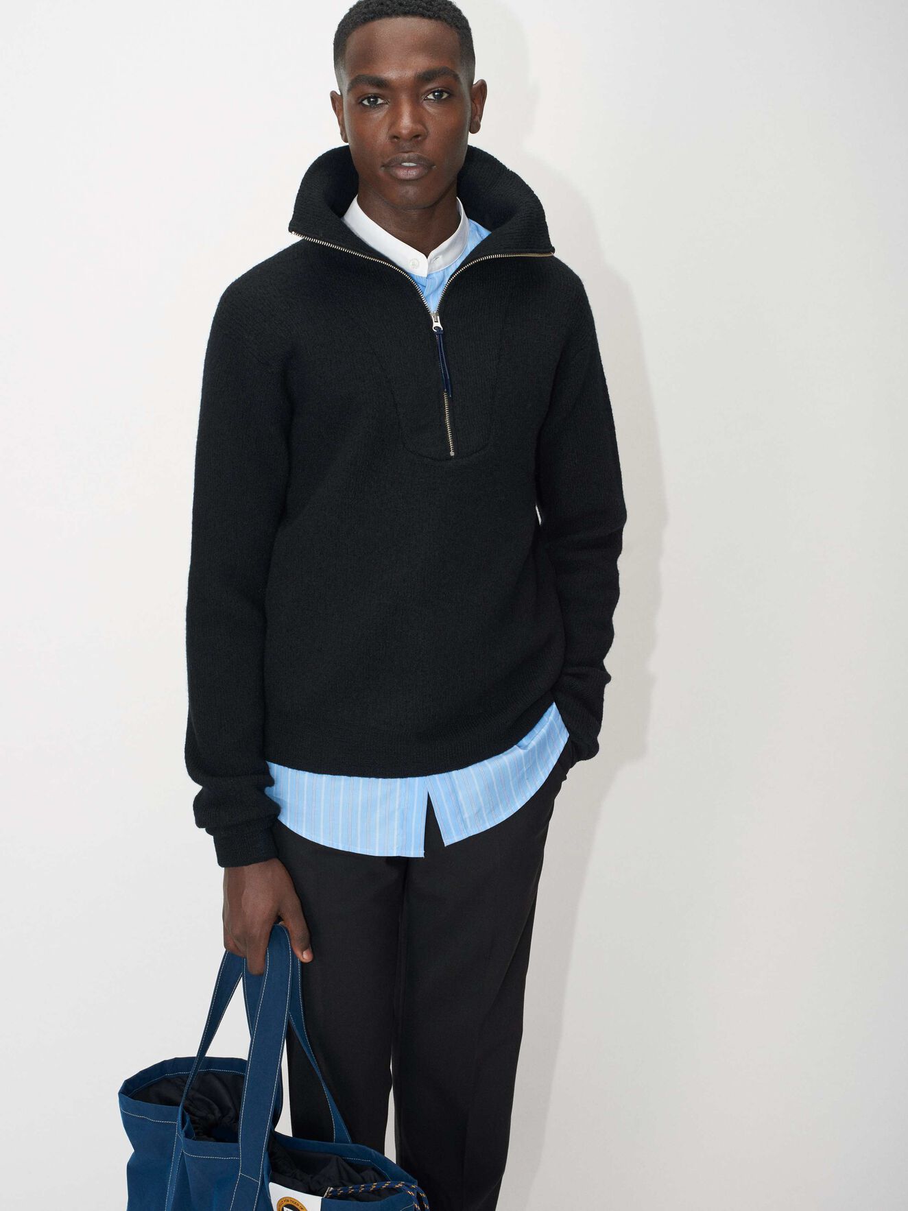 Nenice Pullover in Black from Tiger of Sweden Nenice Pullover in Black from Tiger of Sweden