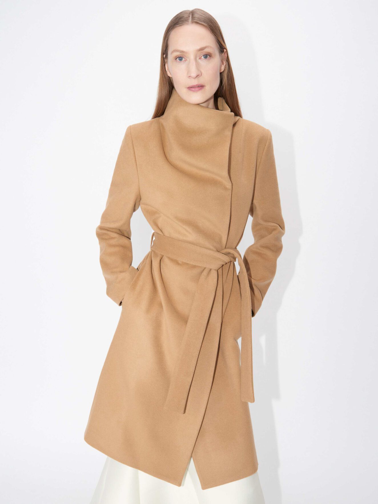 Syriga Coat in Camel from Tiger of Sweden Syriga Coat in Camel from Tiger of Sweden