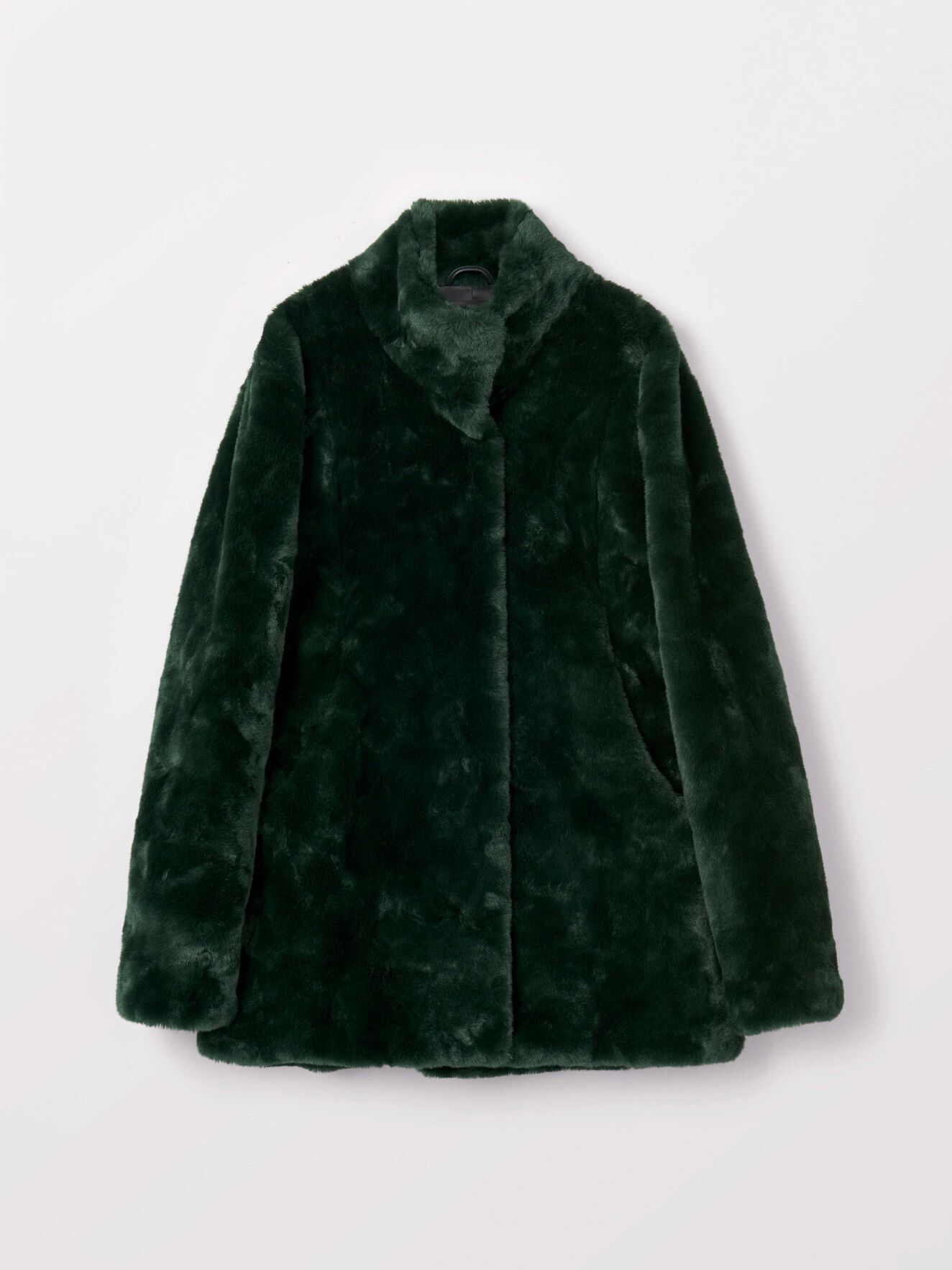Minimal Coat in Scarab Green from Tiger of Sweden Minimal Coat in Scarab Green from Tiger of Sweden