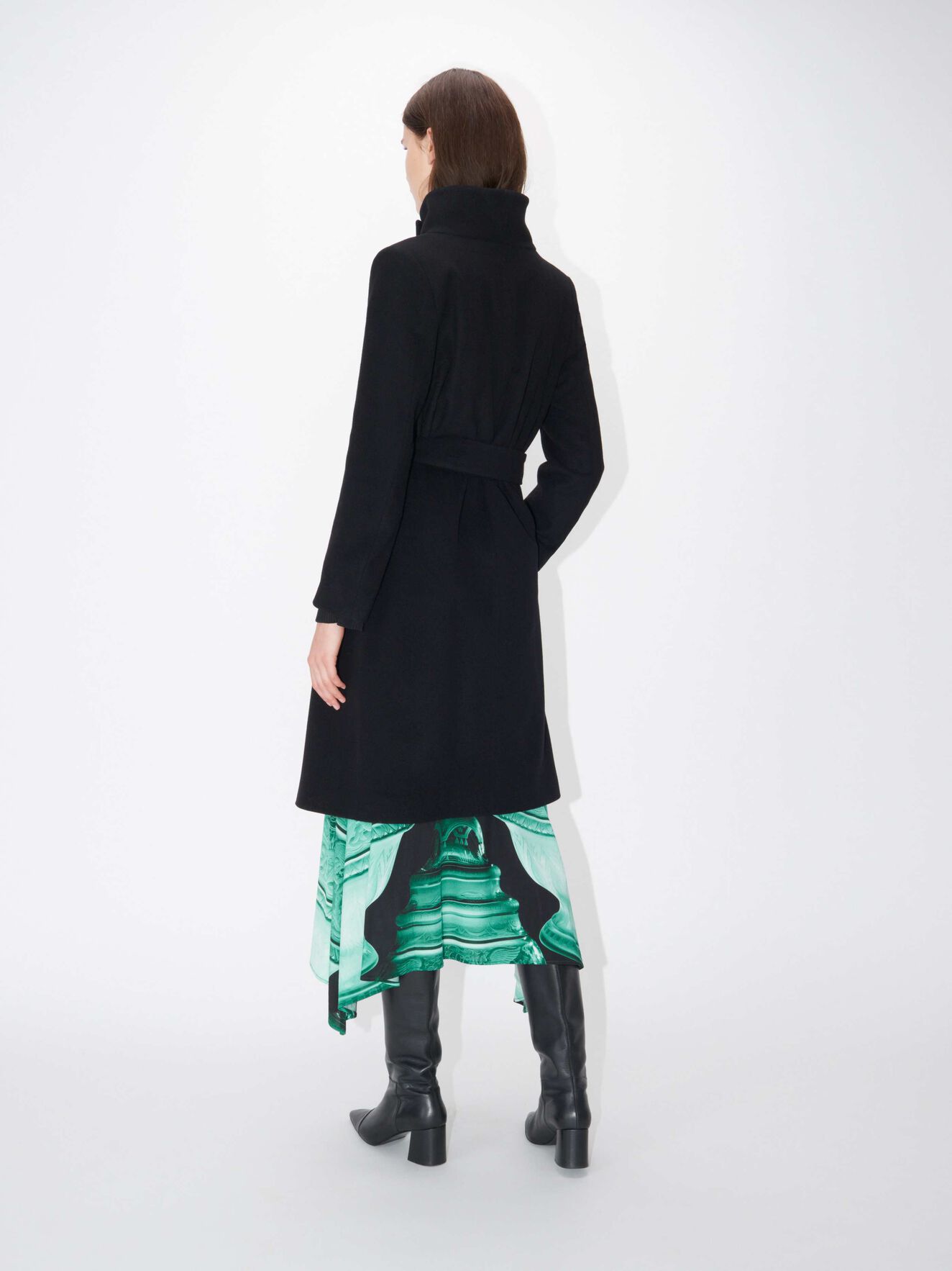 Syriga Coat in Midnight Black from Tiger of Sweden Syriga Coat in Midnight Black from Tiger of Sweden