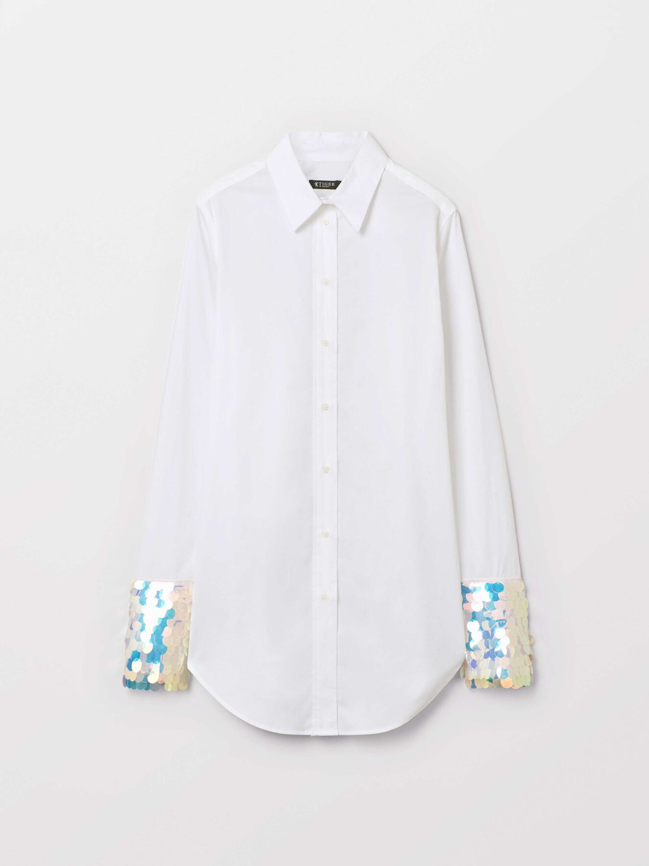 Meda C Shirt in Bright White from Tiger of Sweden Meda C Shirt in Bright White from Tiger of Sweden