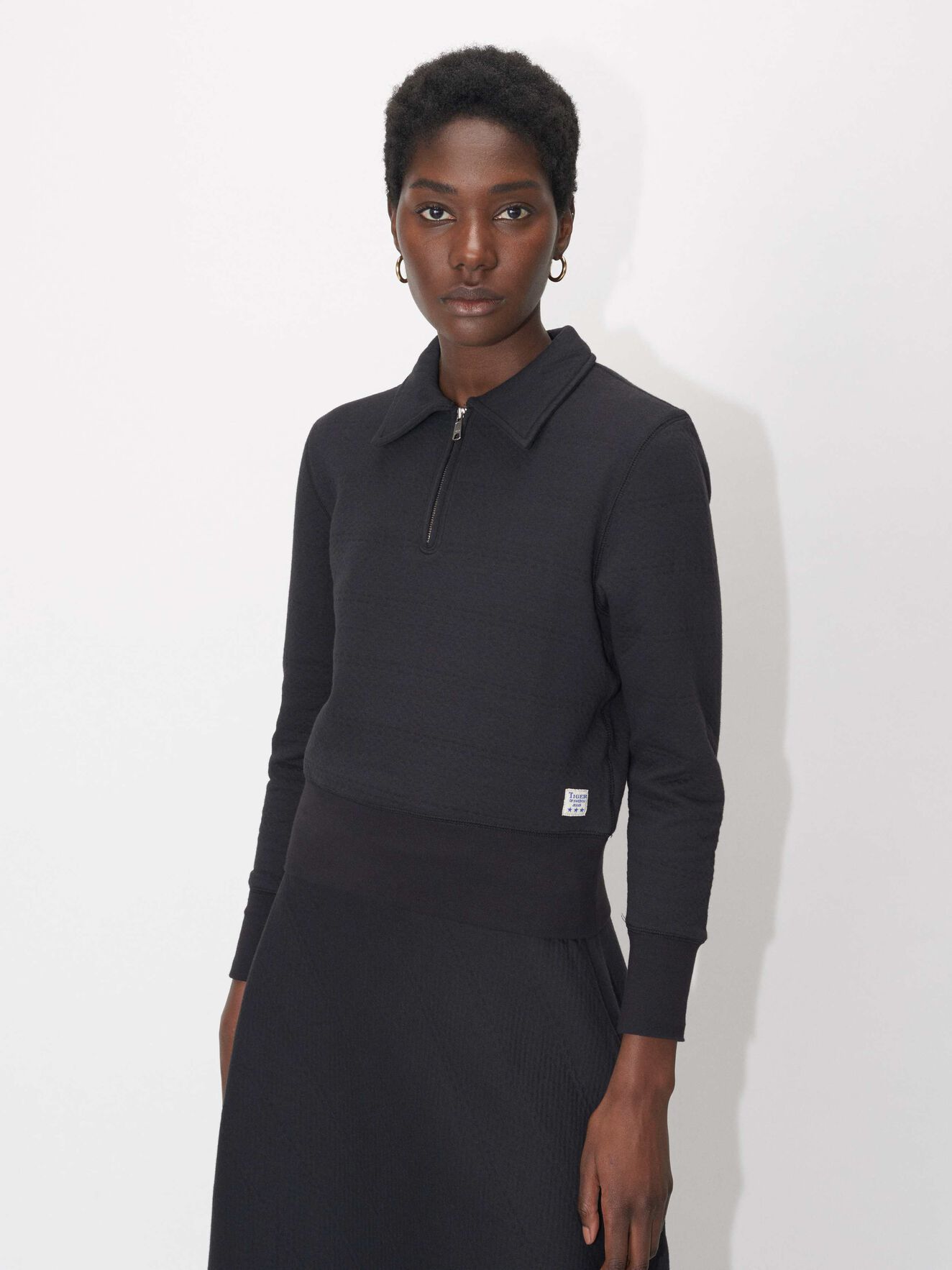 Alviva Sweatshirt in Black from Tiger of Sweden Alviva Sweatshirt in Black from Tiger of Sweden