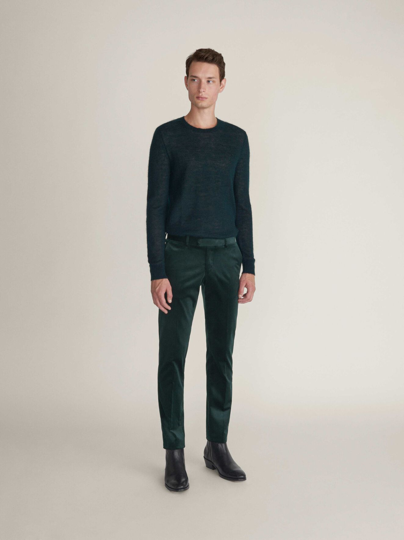 Nickol Pullover in Seaweed Green from Tiger of Sweden Nickol Pullover in Seaweed Green from Tiger of Sweden