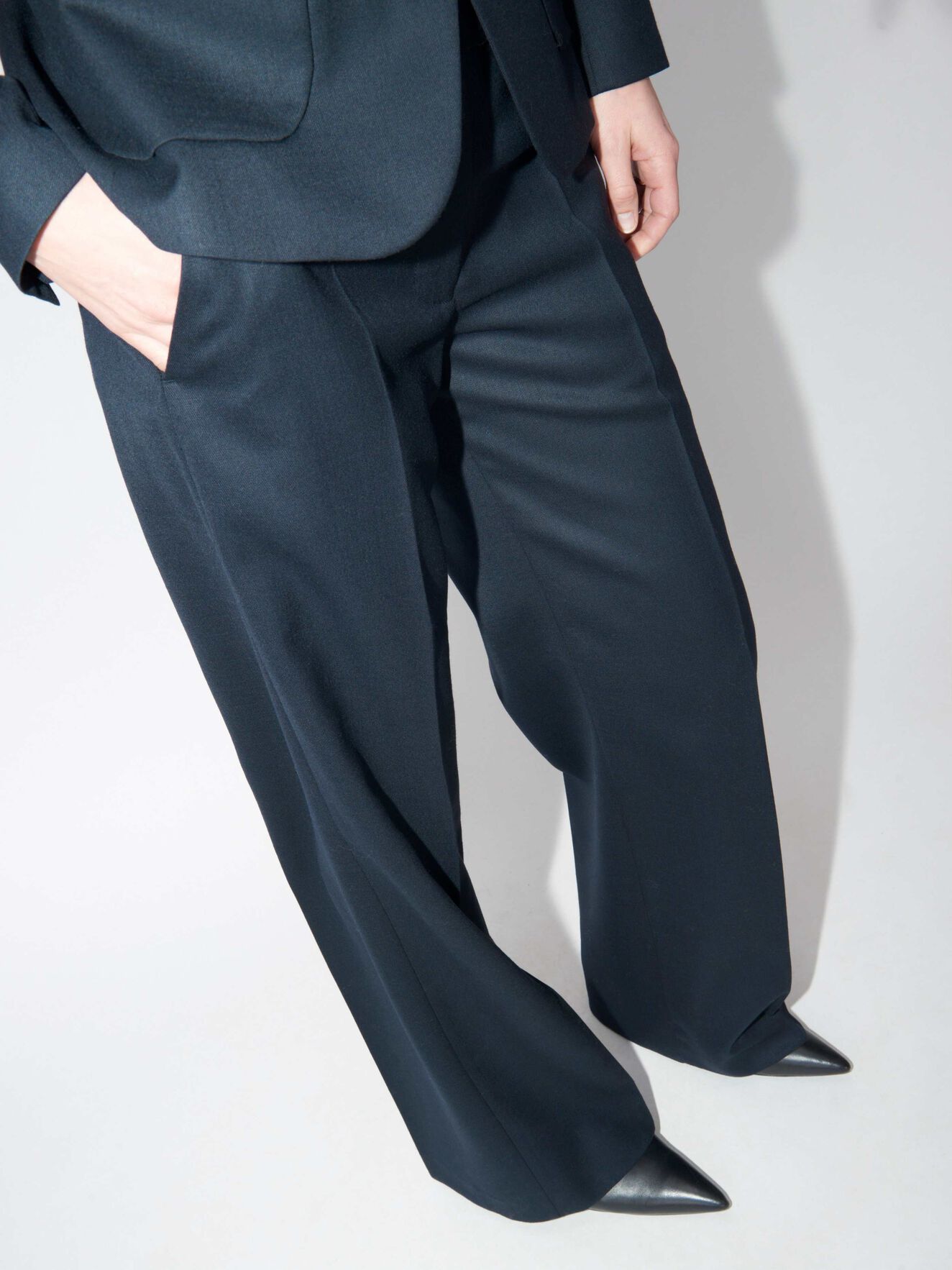 Silene Trousers in Light Ink from Tiger of Sweden Silene Trousers in Light Ink from Tiger of Sweden
