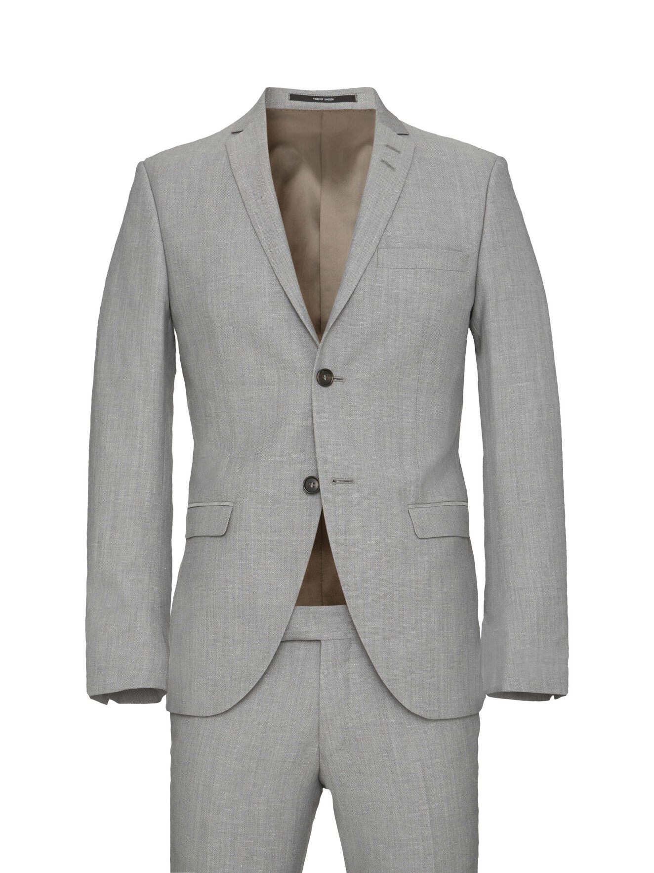 Jil 8 Suit in Light grey melange from Tiger of Sweden Jil 8 Suit in Light grey melange from Tiger of Sweden