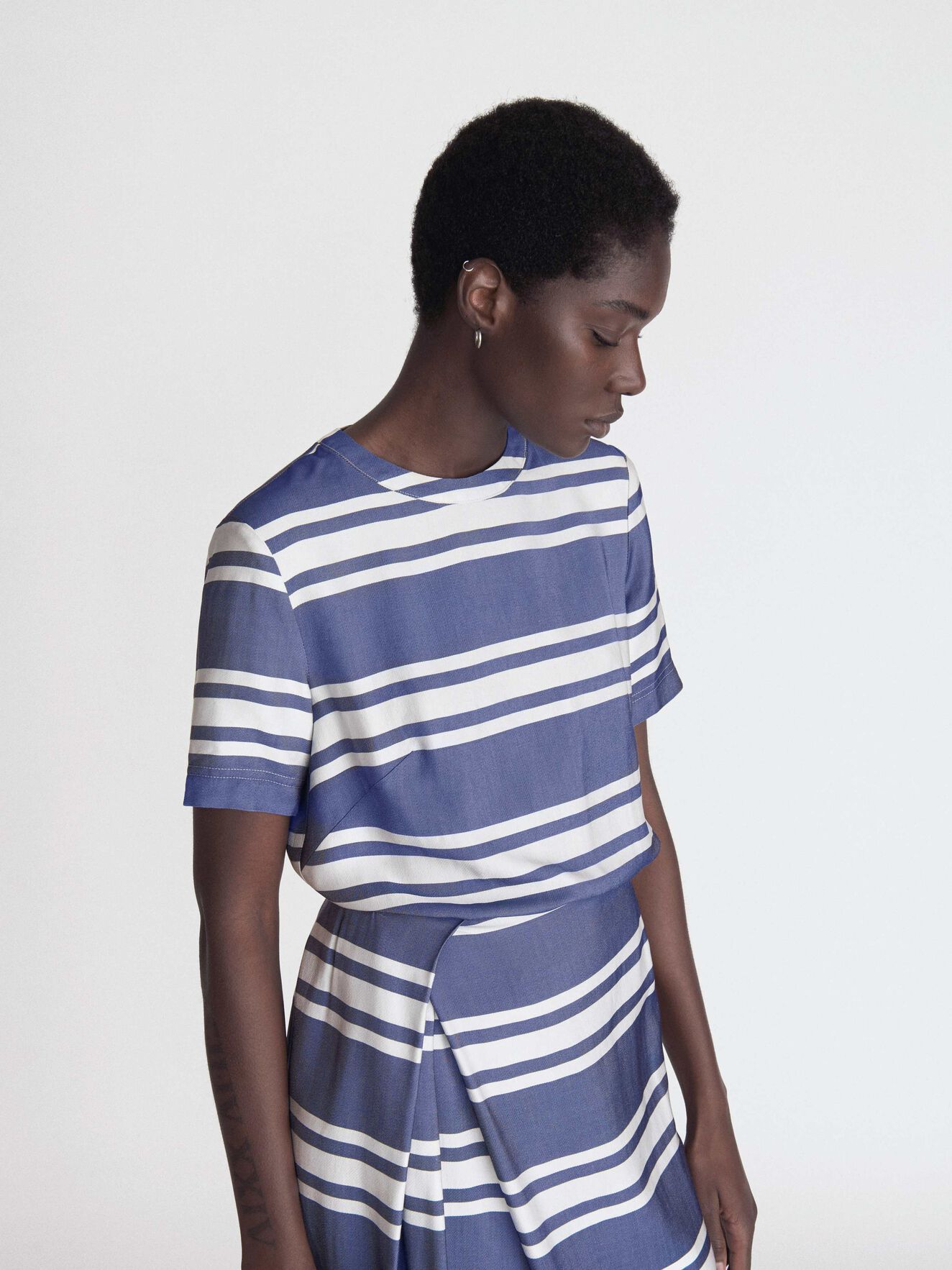 Sanako S Top in Deep Ocean Blue from Tiger of Sweden Sanako S Top in Deep Ocean Blue from Tiger of Sweden