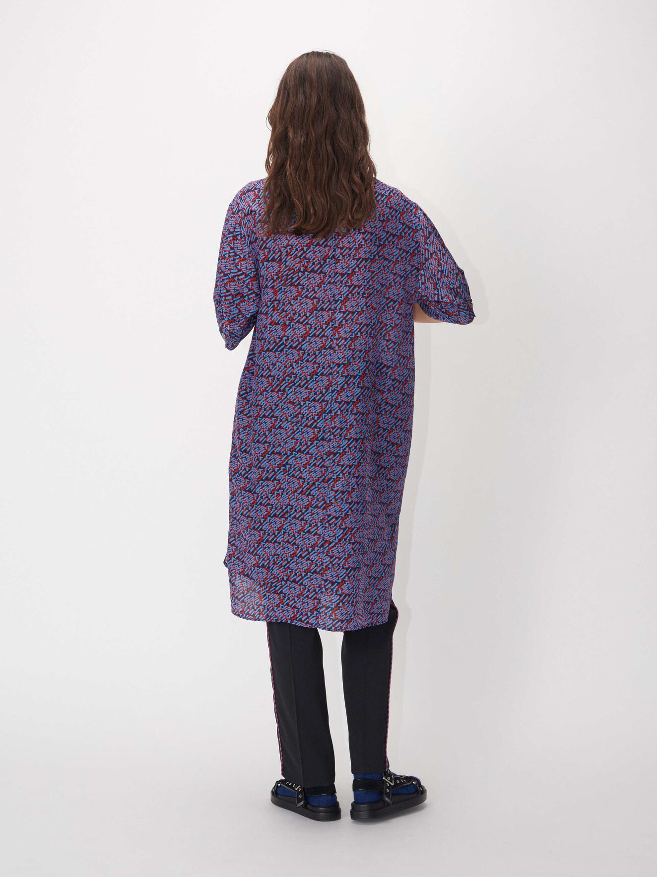 Sorrento P Shirt-Dress in ARTWORK from Tiger of Sweden Sorrento P Shirt-Dress in ARTWORK from Tiger of Sweden