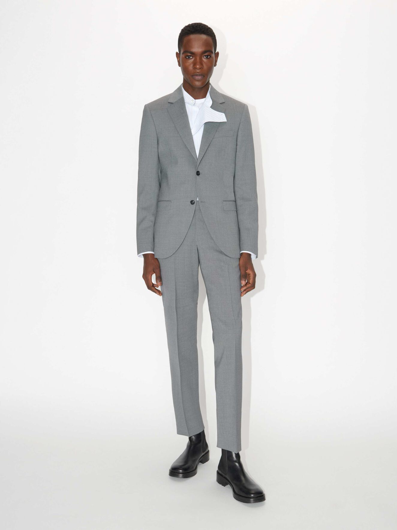 Jamonte Blazer in Light grey melange from Tiger of Sweden Jamonte Blazer in Light grey melange from Tiger of Sweden