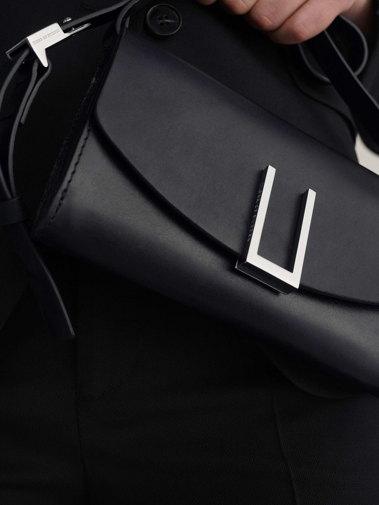 Constantia Clutch in Black from Tiger of Sweden Constantia Clutch in Black from Tiger of Sweden