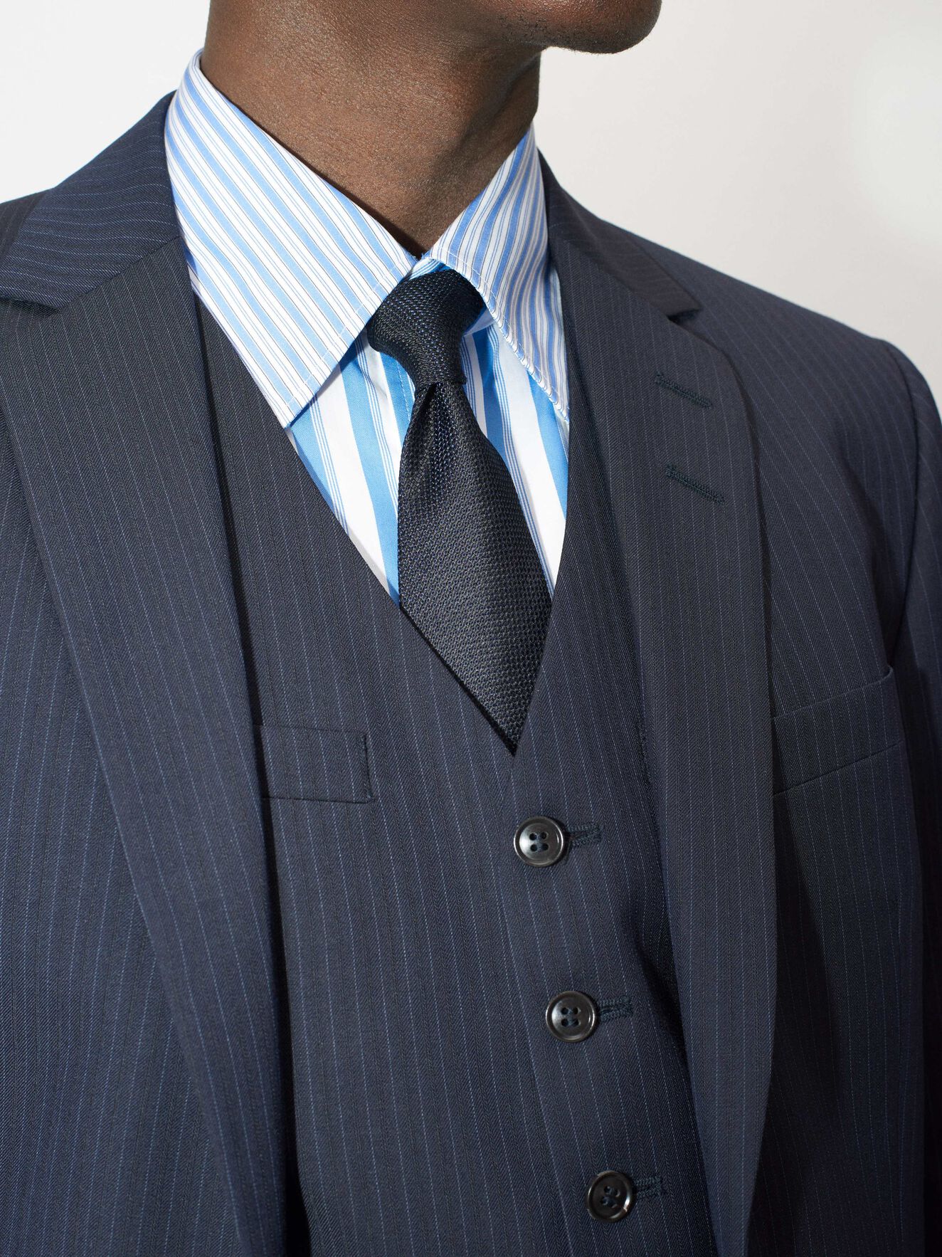 Wolmer Waistcoat in Blue from Tiger of Sweden Wolmer Waistcoat in Blue from Tiger of Sweden