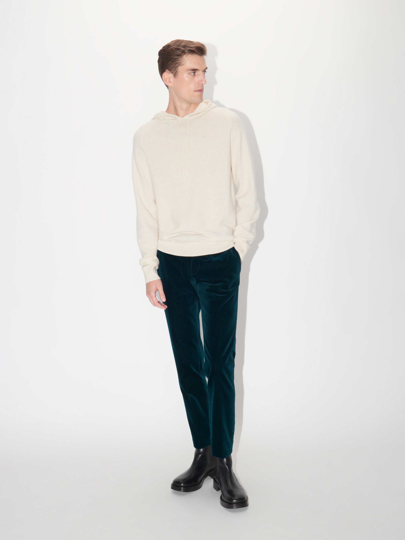 Nakkne Pullover in Gardenia from Tiger of Sweden Nakkne Pullover in Gardenia from Tiger of Sweden