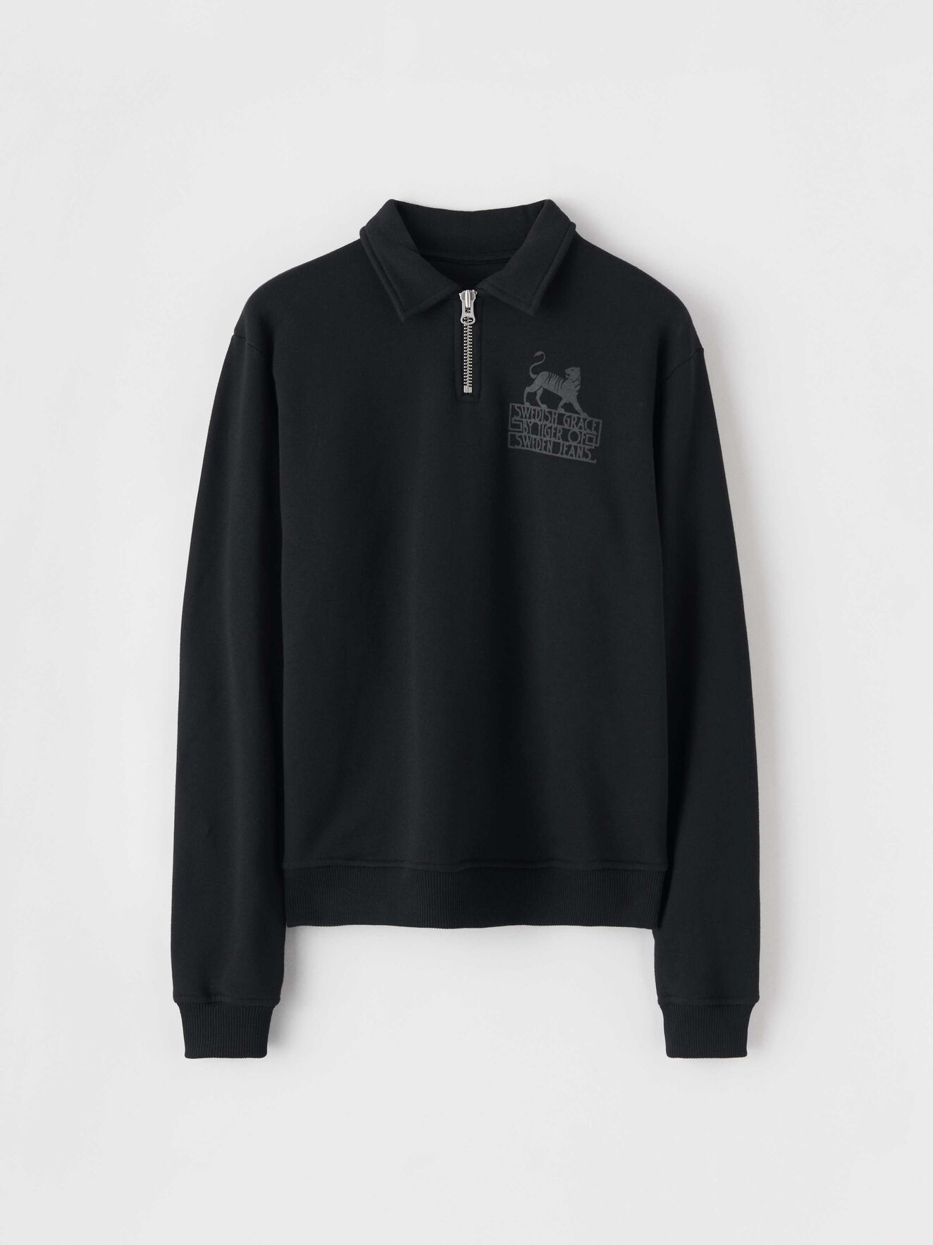 Ocean Sweatshirt in Black from Tiger of Sweden Ocean Sweatshirt in Black from Tiger of Sweden