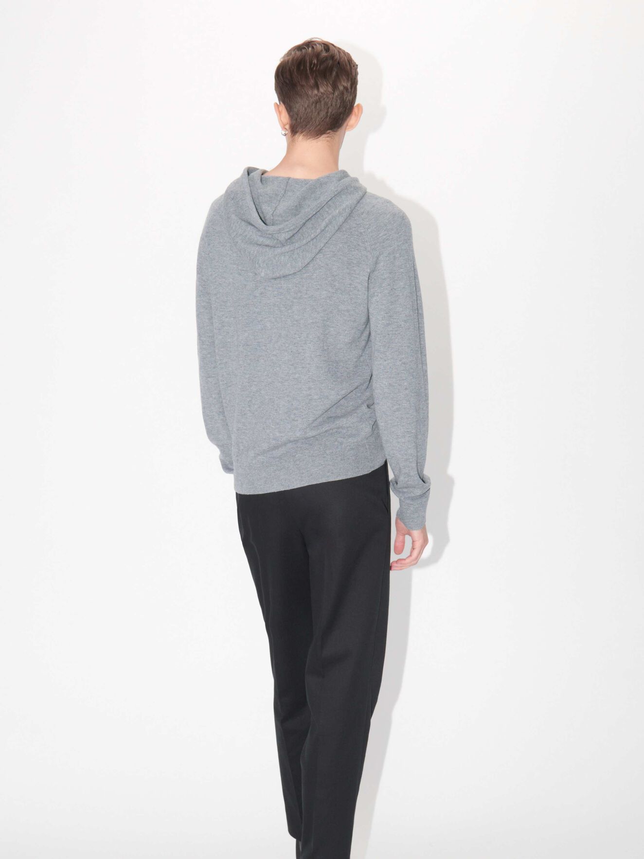 Nakkne Pullover in Med Grey Mel from Tiger of Sweden Nakkne Pullover in Med Grey Mel from Tiger of Sweden