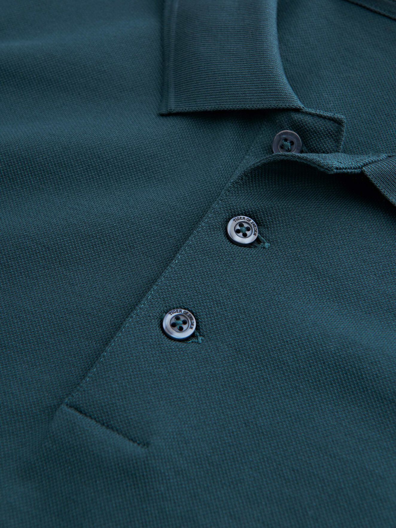 Darios Polo Shirt in Army Petrol from Tiger of Sweden Darios Polo Shirt in Army Petrol from Tiger of Sweden
