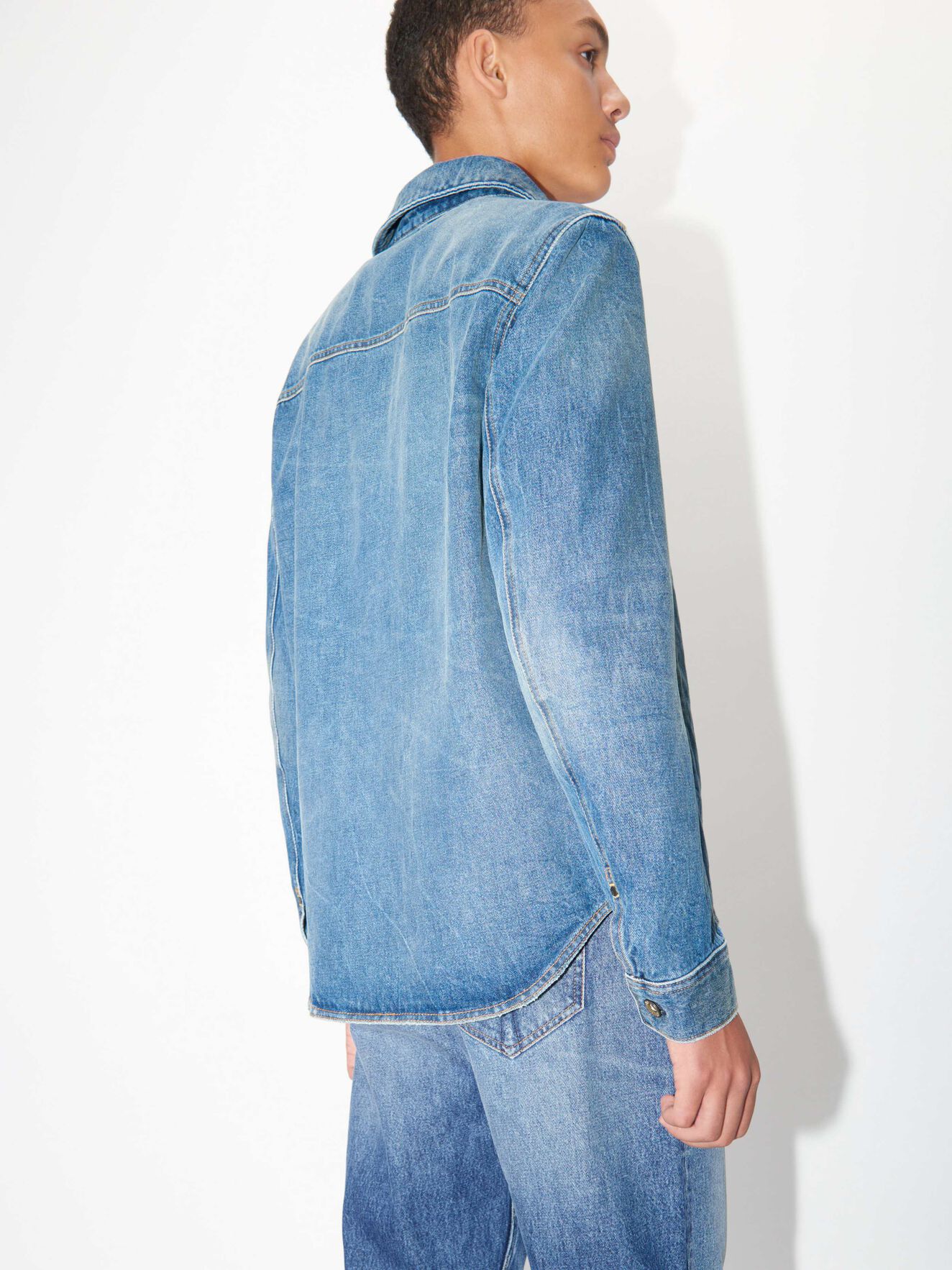 Get Jacket in Medium Blue from Tiger of Sweden Get Jacket in Medium Blue from Tiger of Sweden