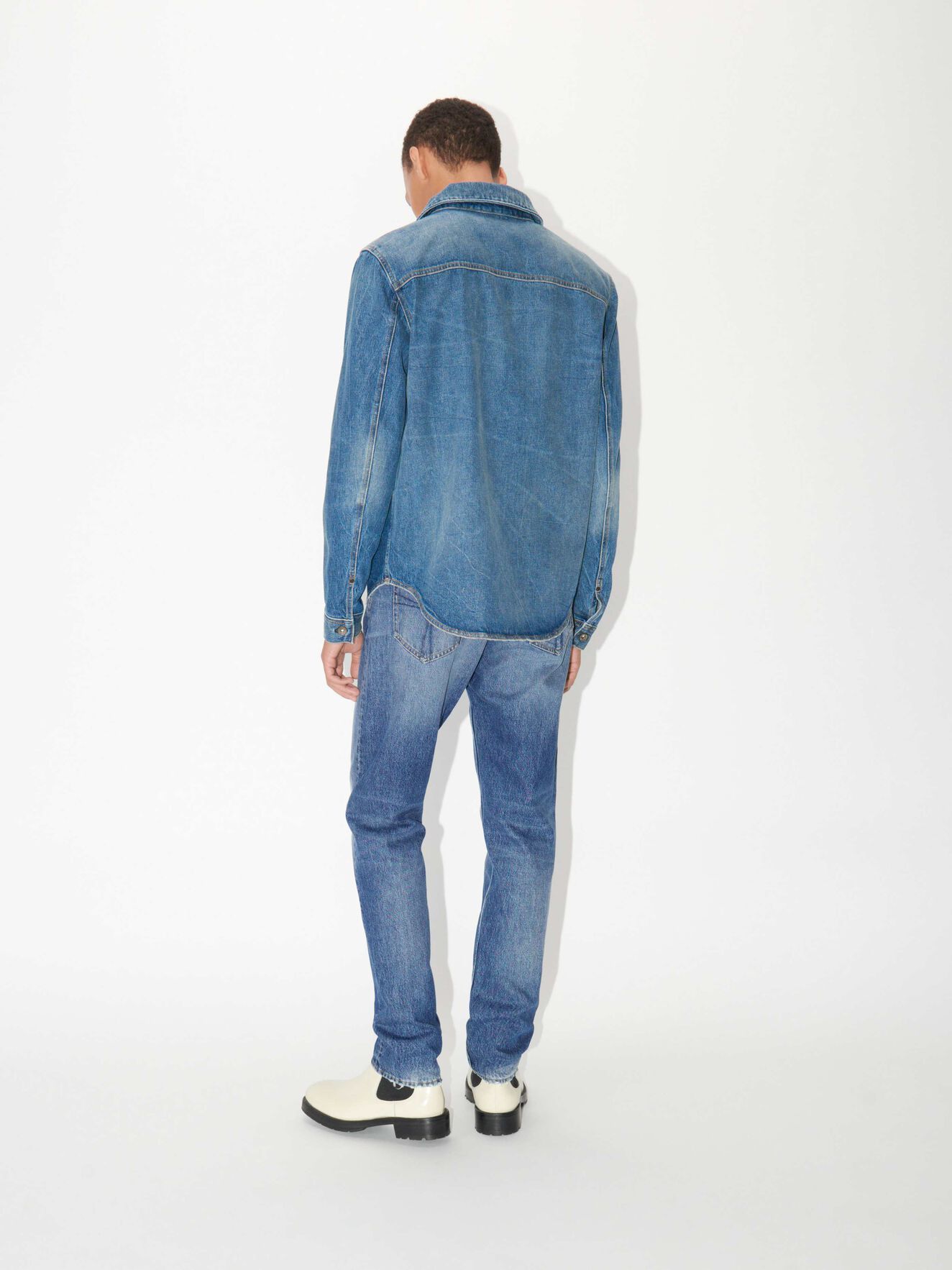 Get Jacket in Medium Blue from Tiger of Sweden Get Jacket in Medium Blue from Tiger of Sweden