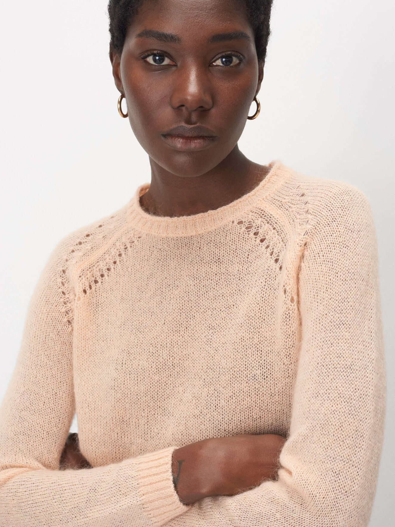 Yeraz Pullover in Rose Tan from Tiger of Sweden Yeraz Pullover in Rose Tan from Tiger of Sweden